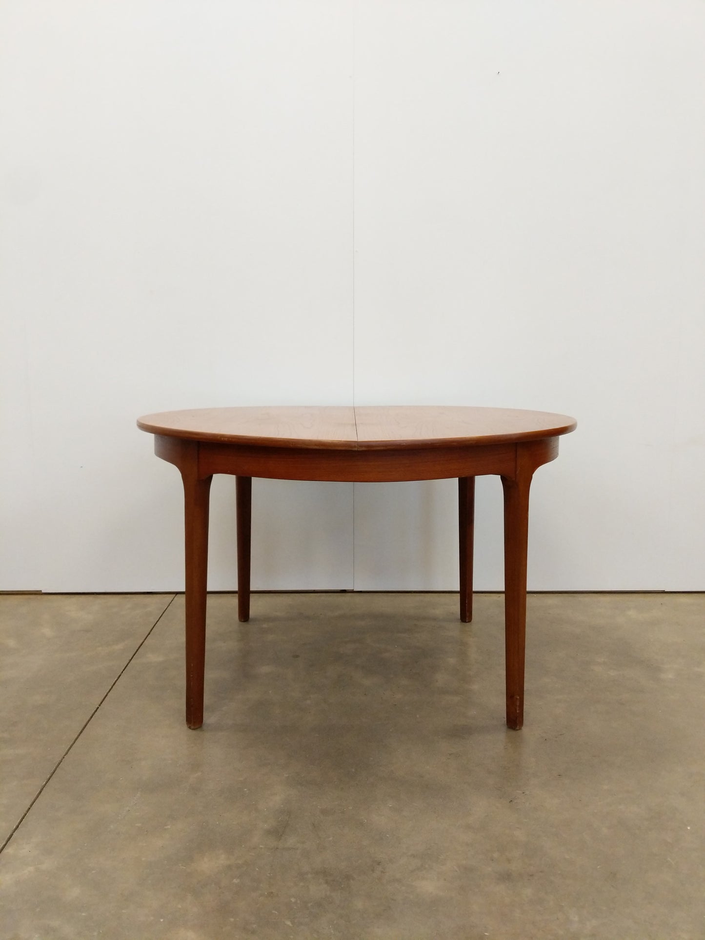 Vintage Mid Century Modern Teak Extendable Dining Table by Nathan