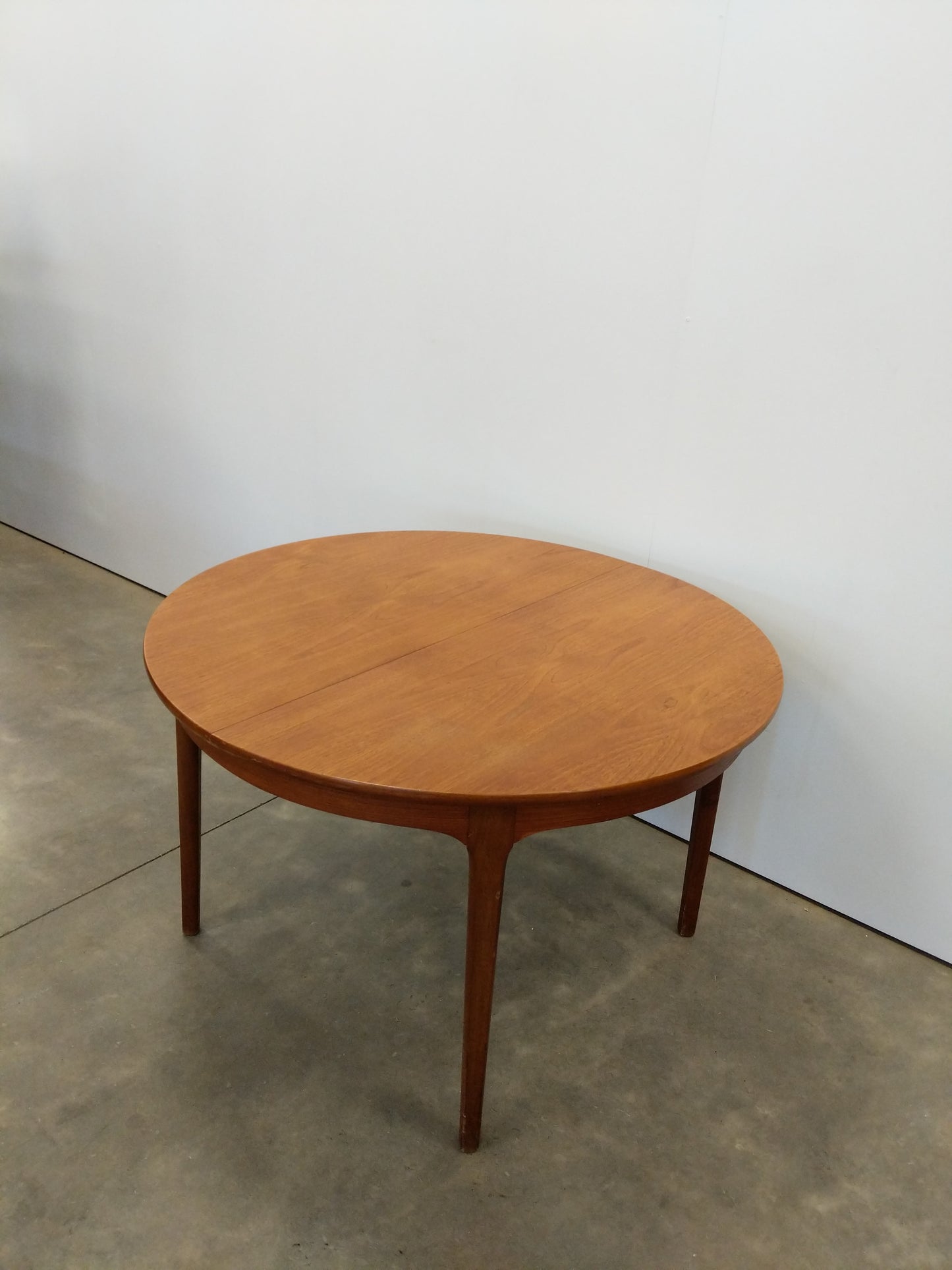 Vintage Mid Century Modern Teak Extendable Dining Table by Nathan