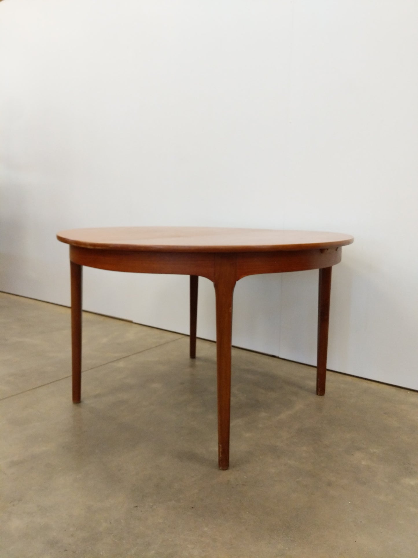 Vintage Mid Century Modern Teak Extendable Dining Table by Nathan