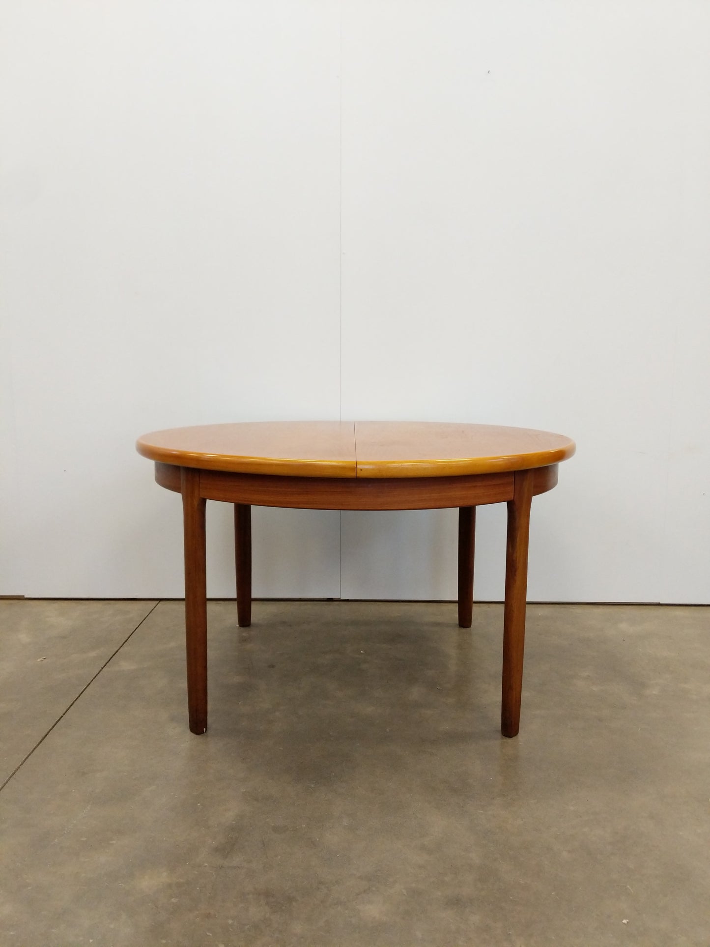 Vintage Mid Century Modern Teak Extendable Dining Table