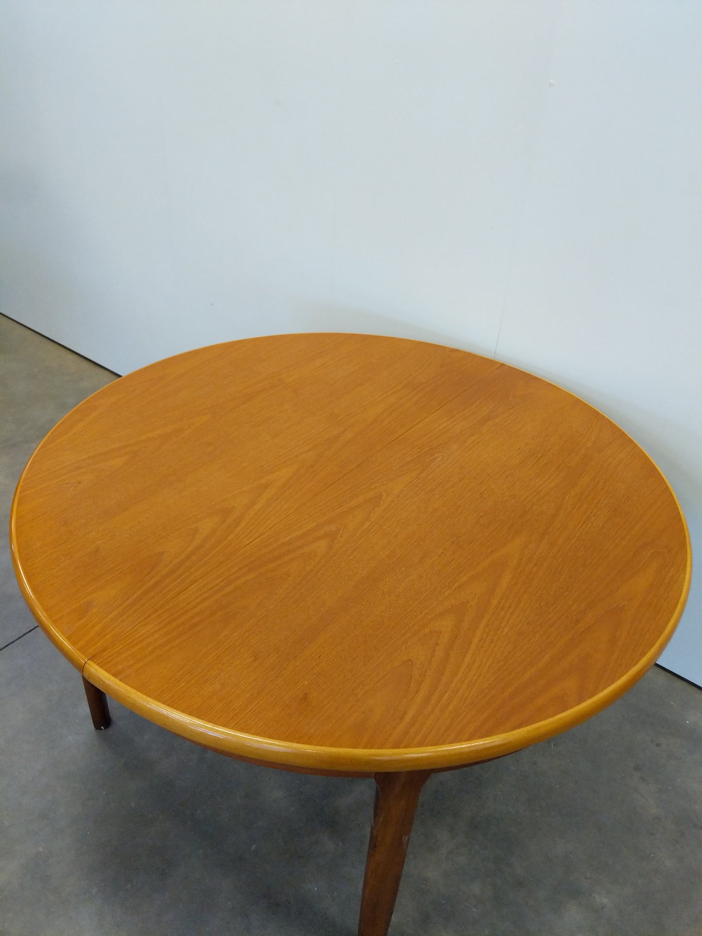 Vintage Mid Century Modern Teak Extendable Dining Table