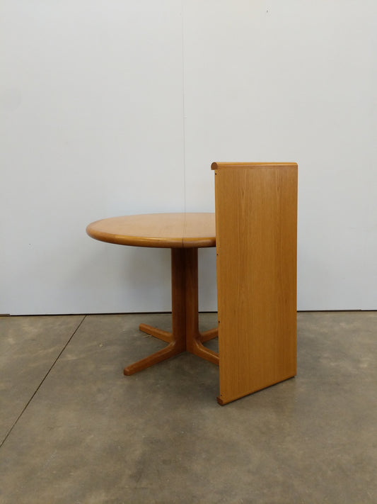 Vintage Mid Century Modern Teak Extendable Dining Table by Laurits M Larsens