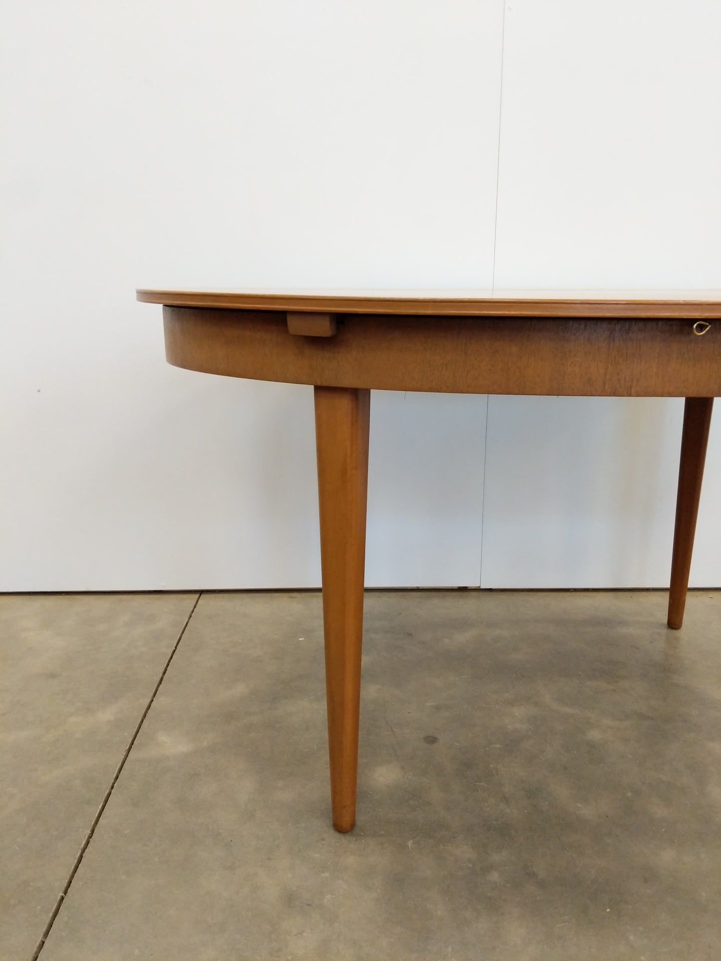 Vintage Mid Century Modern Teak Extendable Dining Table by Greaves & Thomas