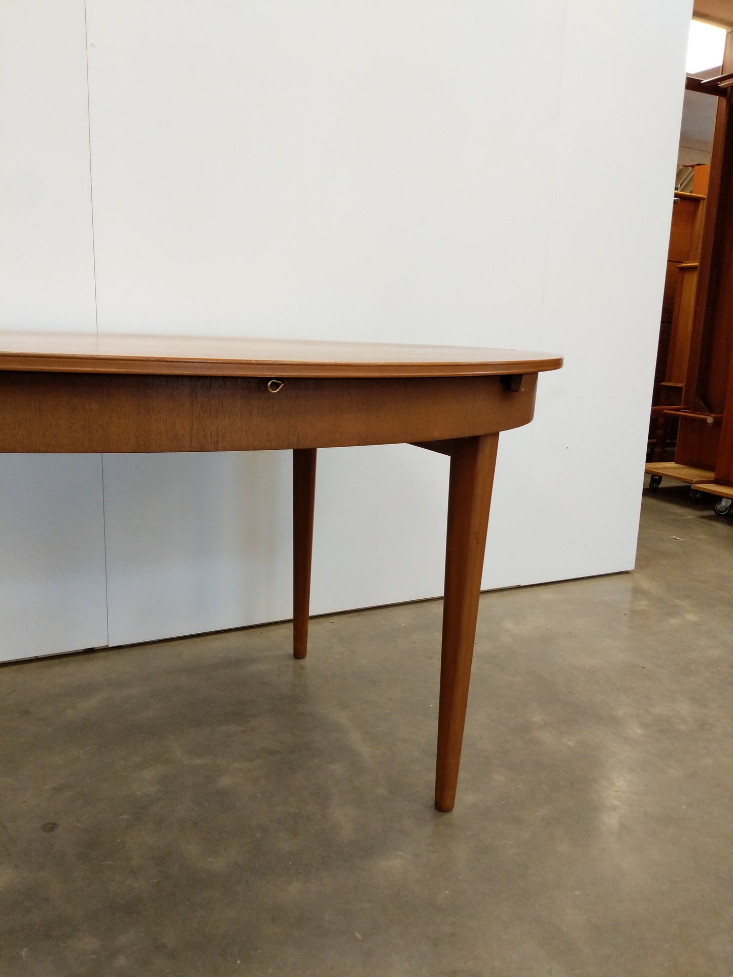 Vintage Mid Century Modern Teak Extendable Dining Table by Greaves & Thomas
