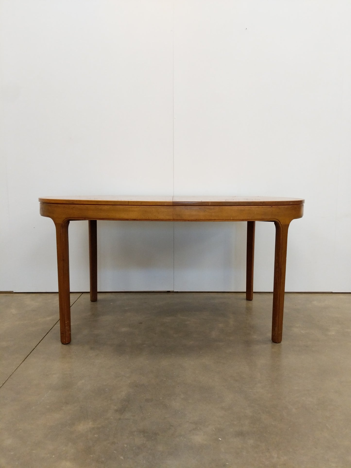 Vintage Mid Century Modern Teak Extendable Dining Table by Nathan