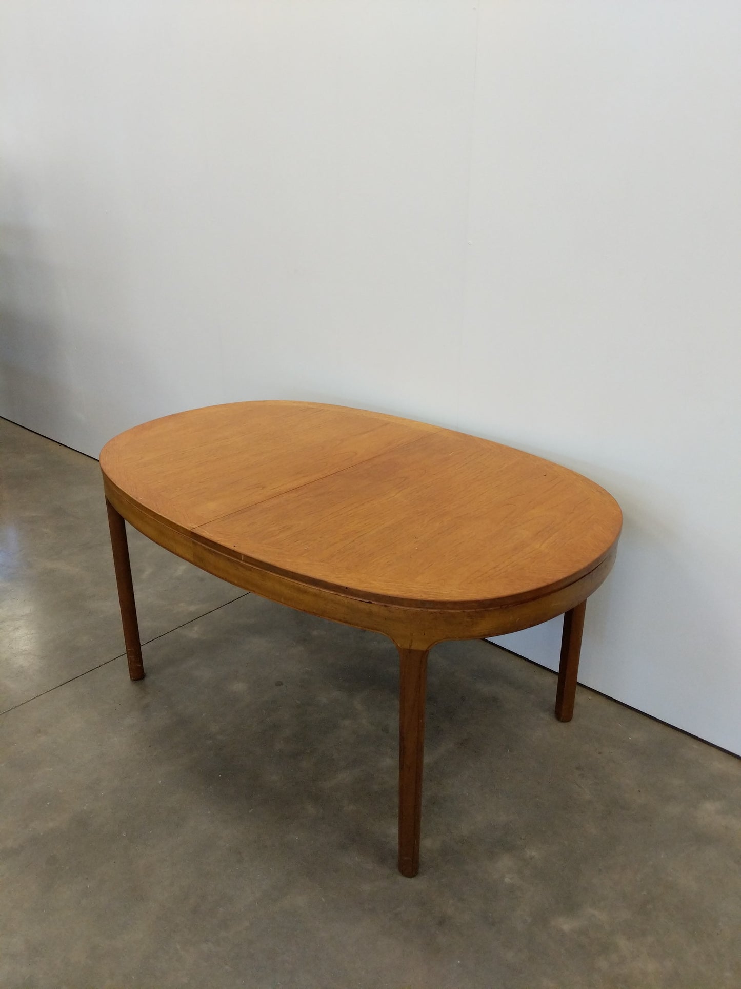 Vintage Mid Century Modern Teak Extendable Dining Table by Nathan