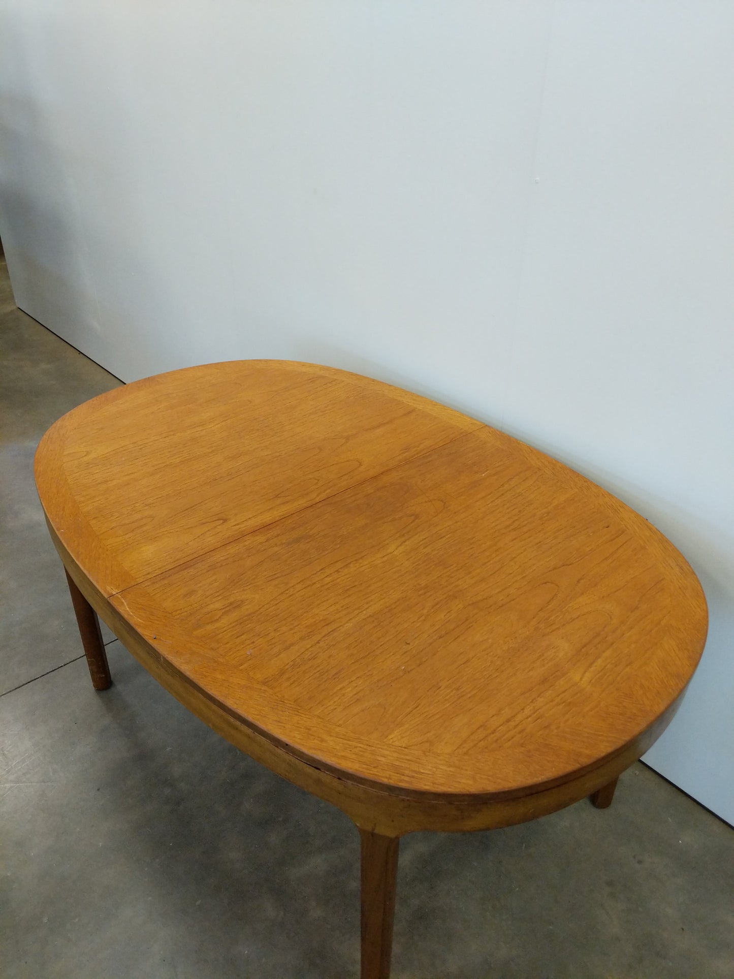 Vintage Mid Century Modern Teak Extendable Dining Table by Nathan