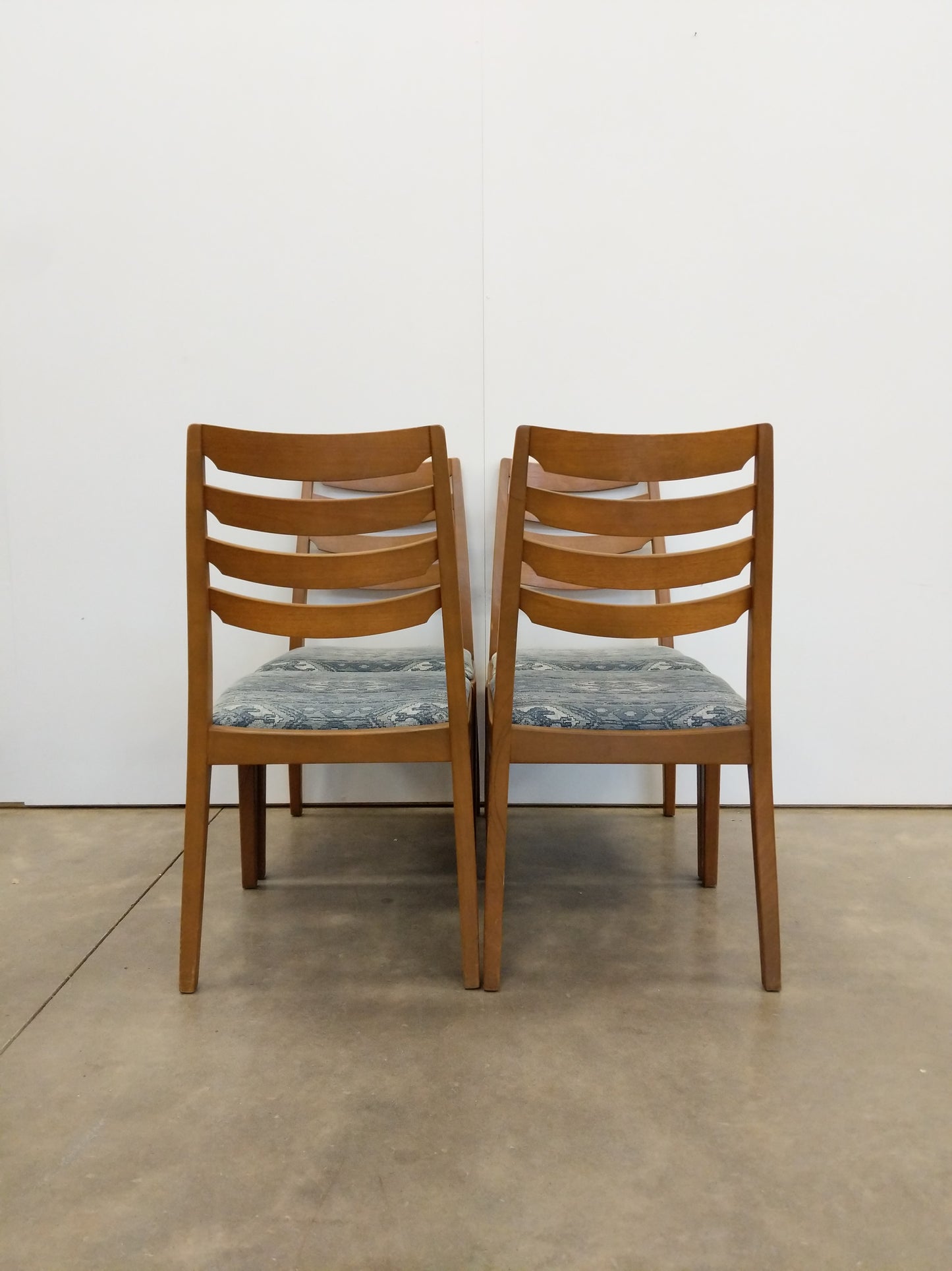 Set of 4 Vintage Mid Century Modern Dining Chairs by Nathan