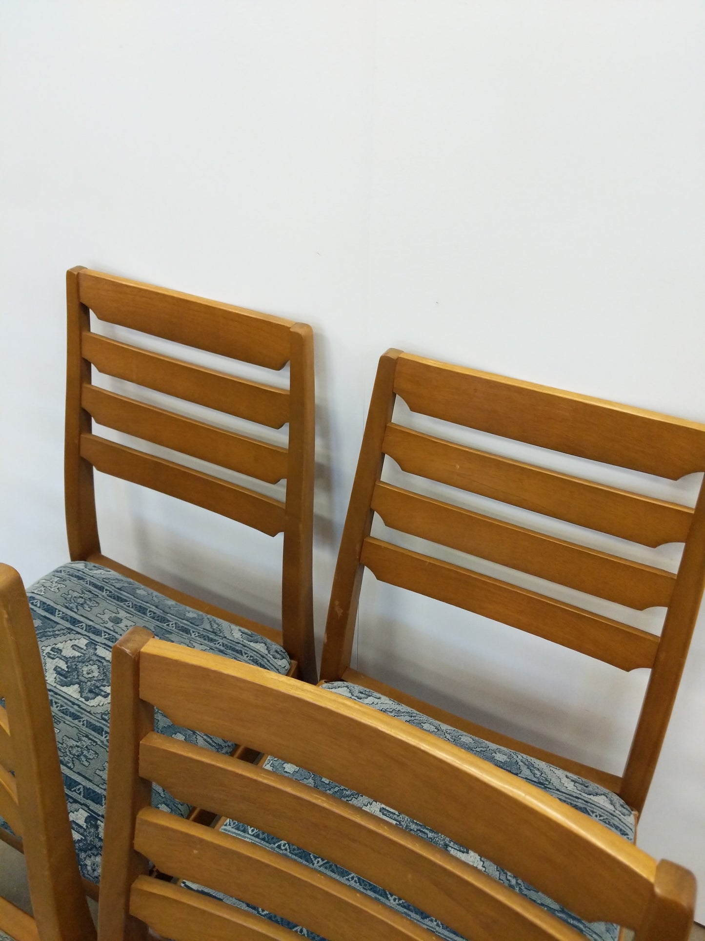 Set of 4 Vintage Mid Century Modern Dining Chairs by Nathan