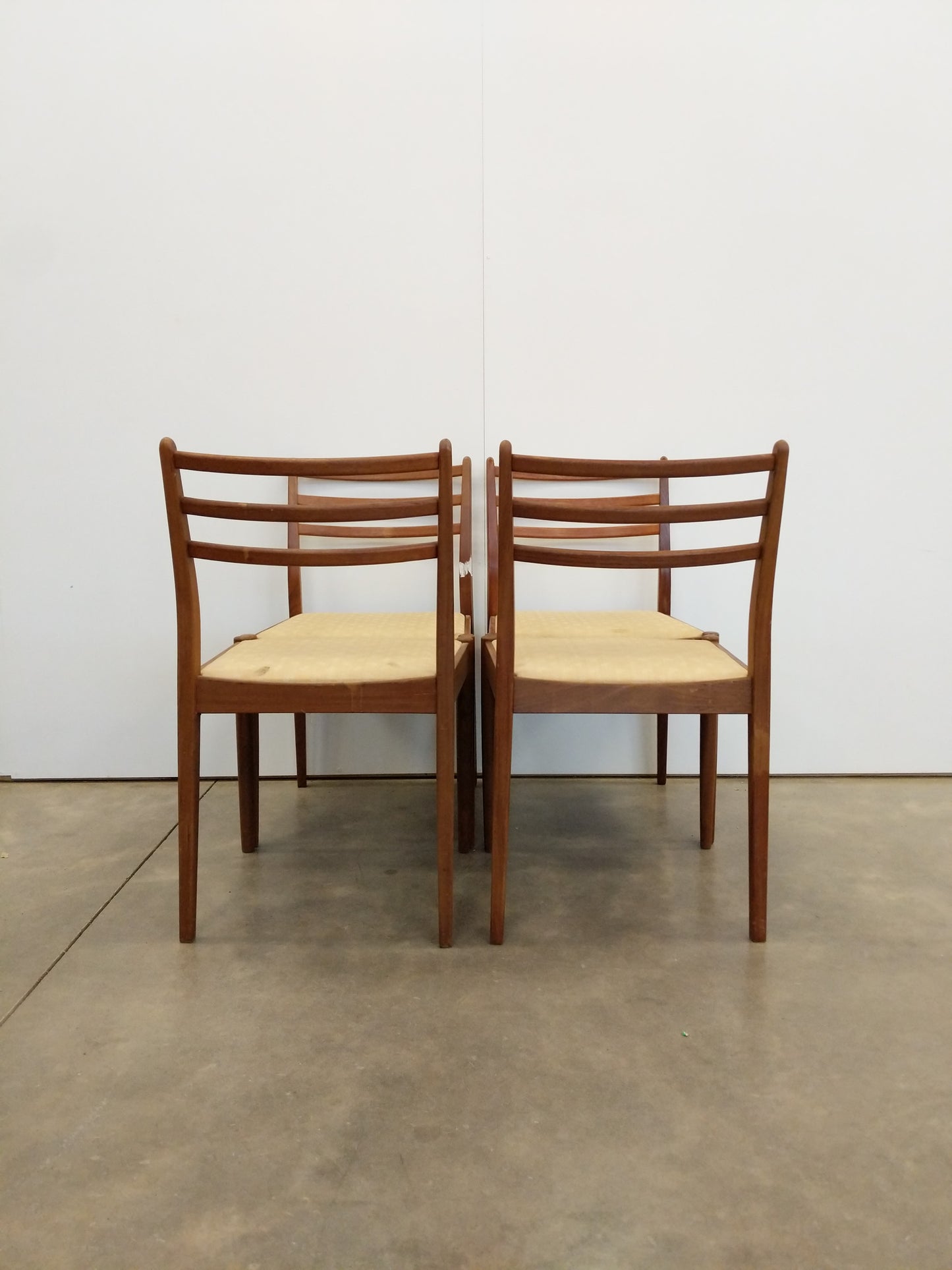 Set of 4 Vintage Mid Century Modern Dining Chairs by G Plan