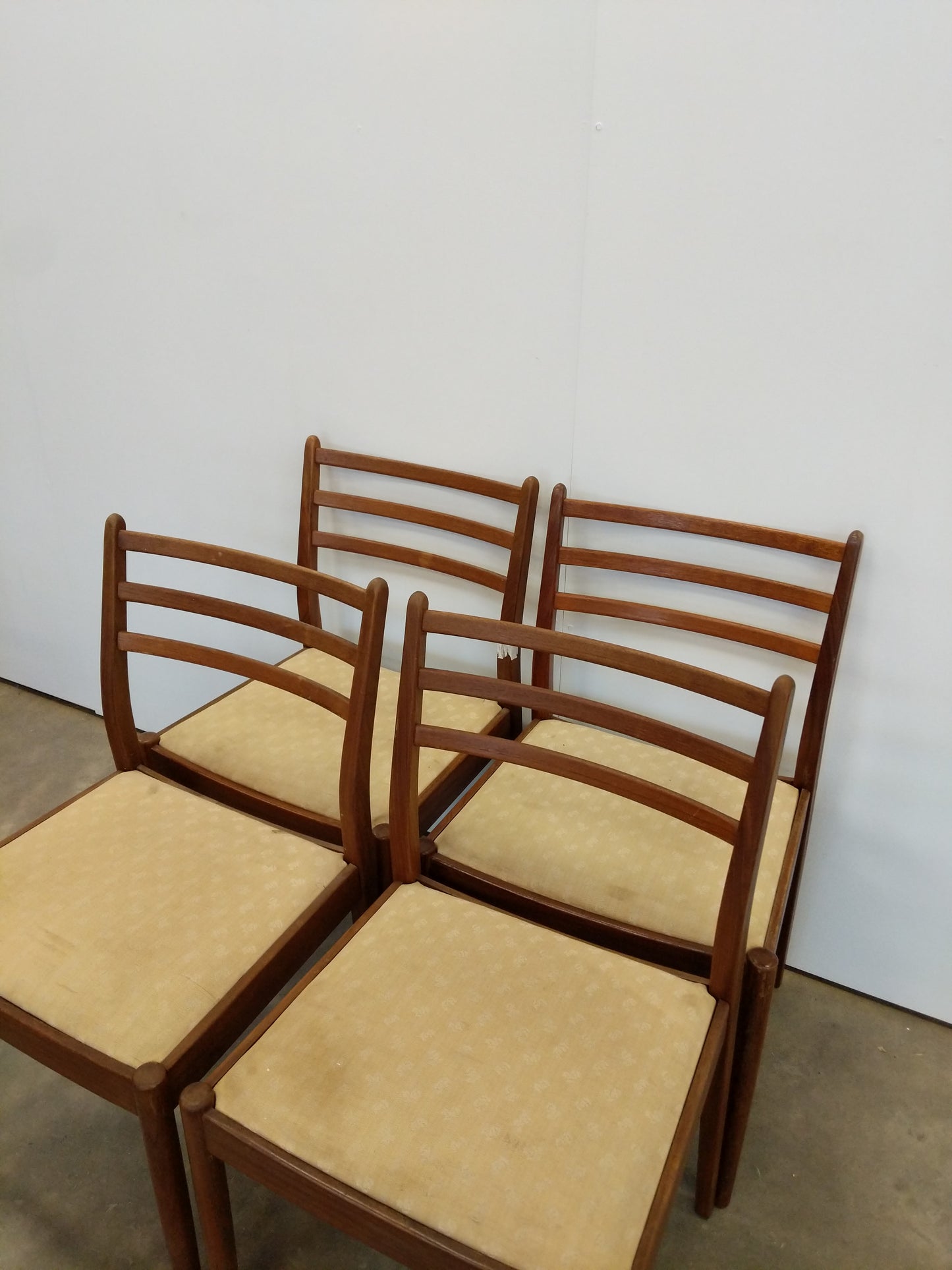 Set of 4 Vintage Mid Century Modern Dining Chairs by G Plan