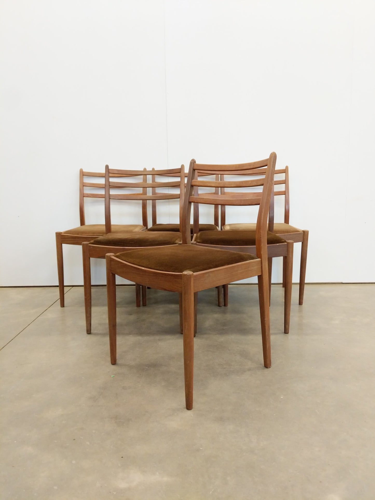 Set of 6 Vintage Mid Century Modern Dining Chairs by G Plan