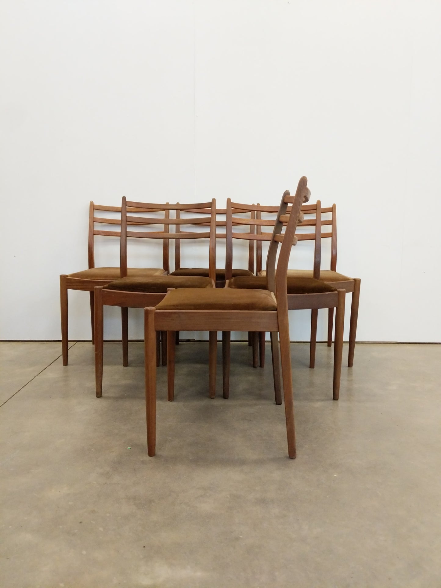 Set of 6 Vintage Mid Century Modern Dining Chairs by G Plan