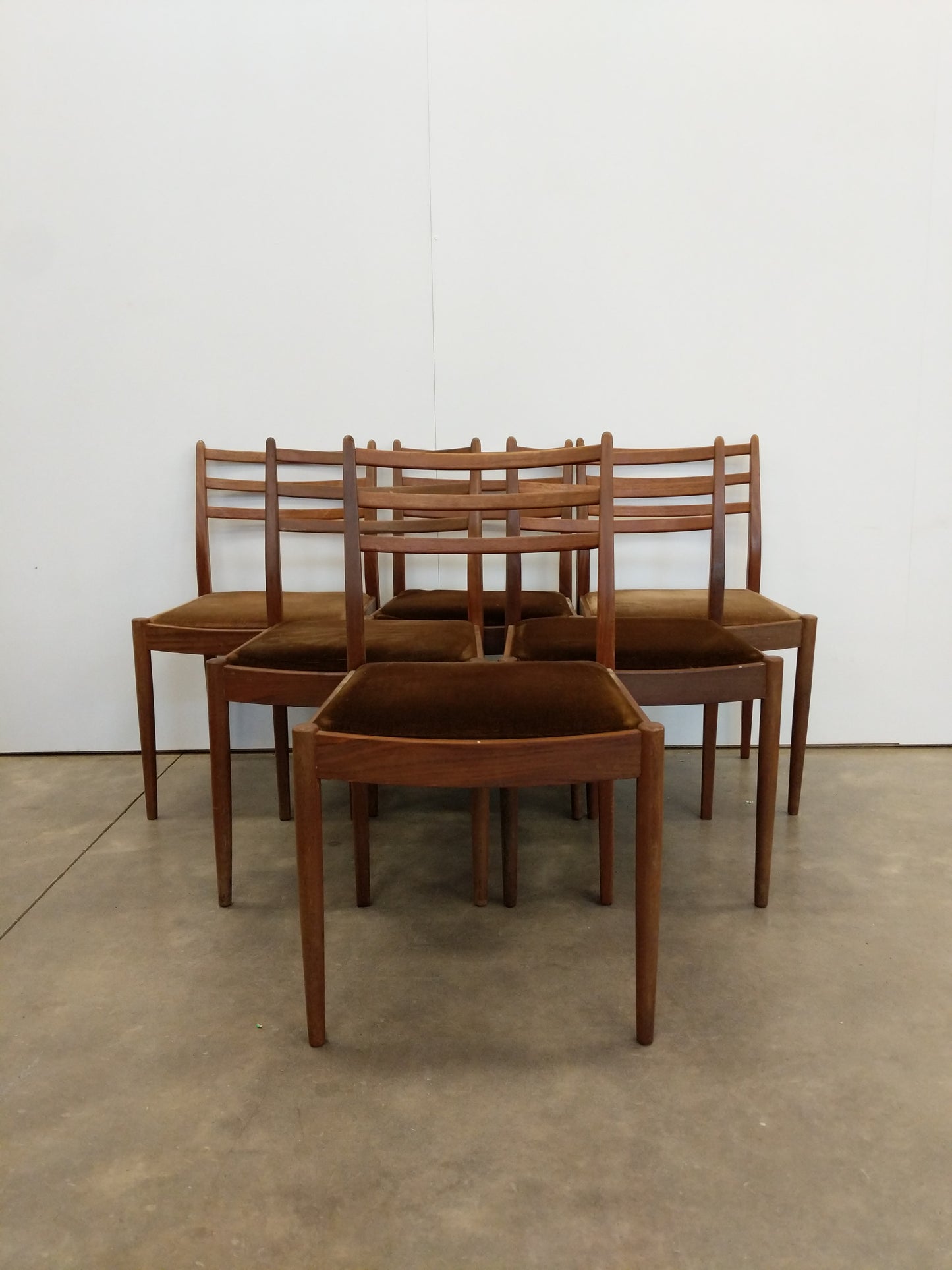 Set of 6 Vintage Mid Century Modern Dining Chairs by G Plan