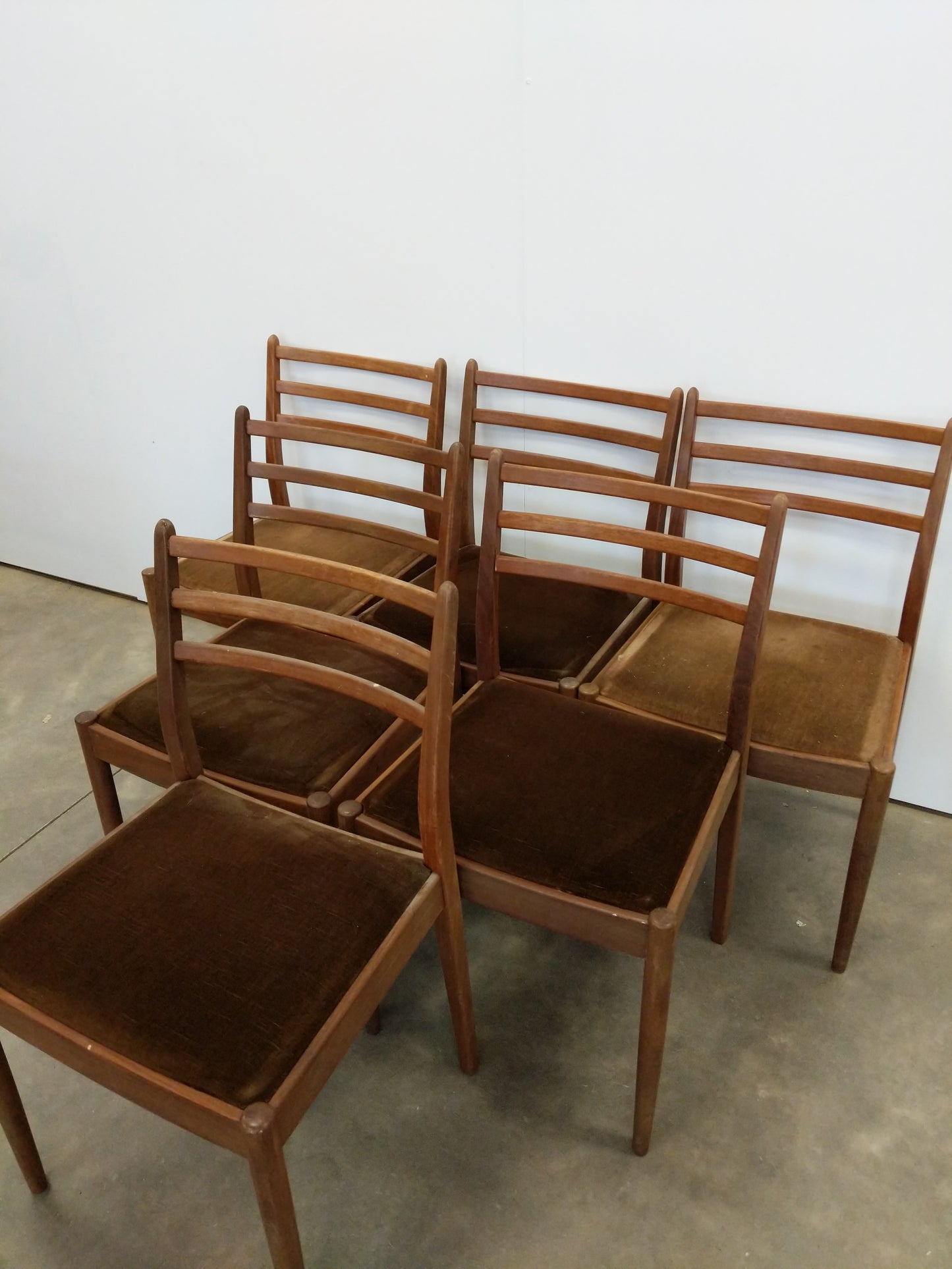Set of 6 Vintage Mid Century Modern Dining Chairs by G Plan