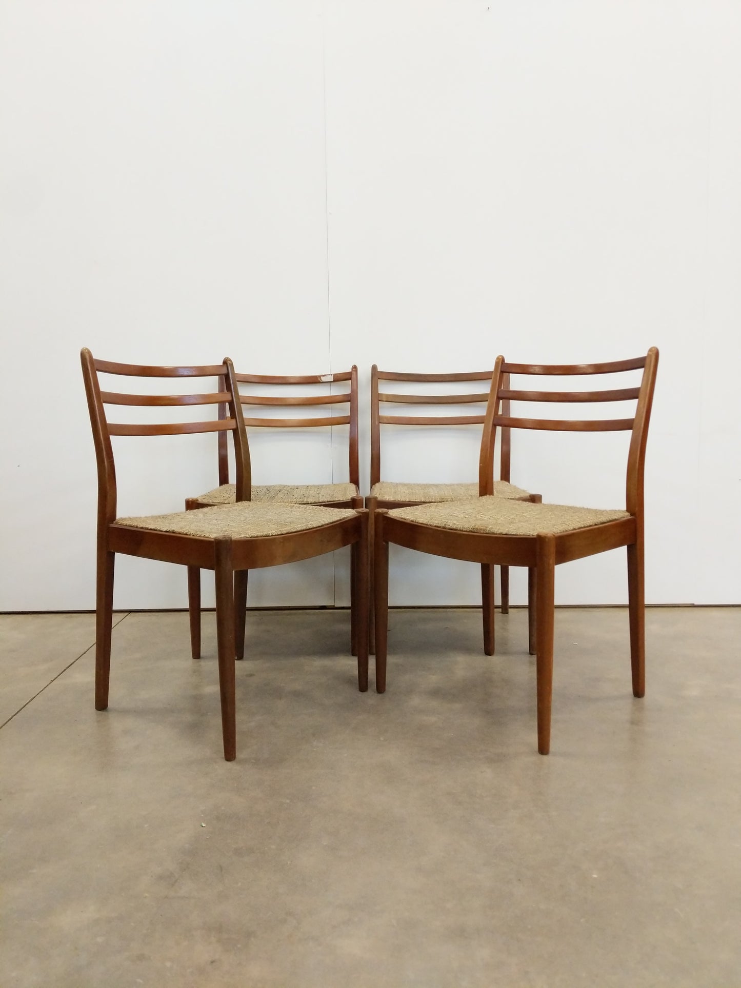 Set of 4 Vintage Mid Century Modern Dining Chairs by G Plan