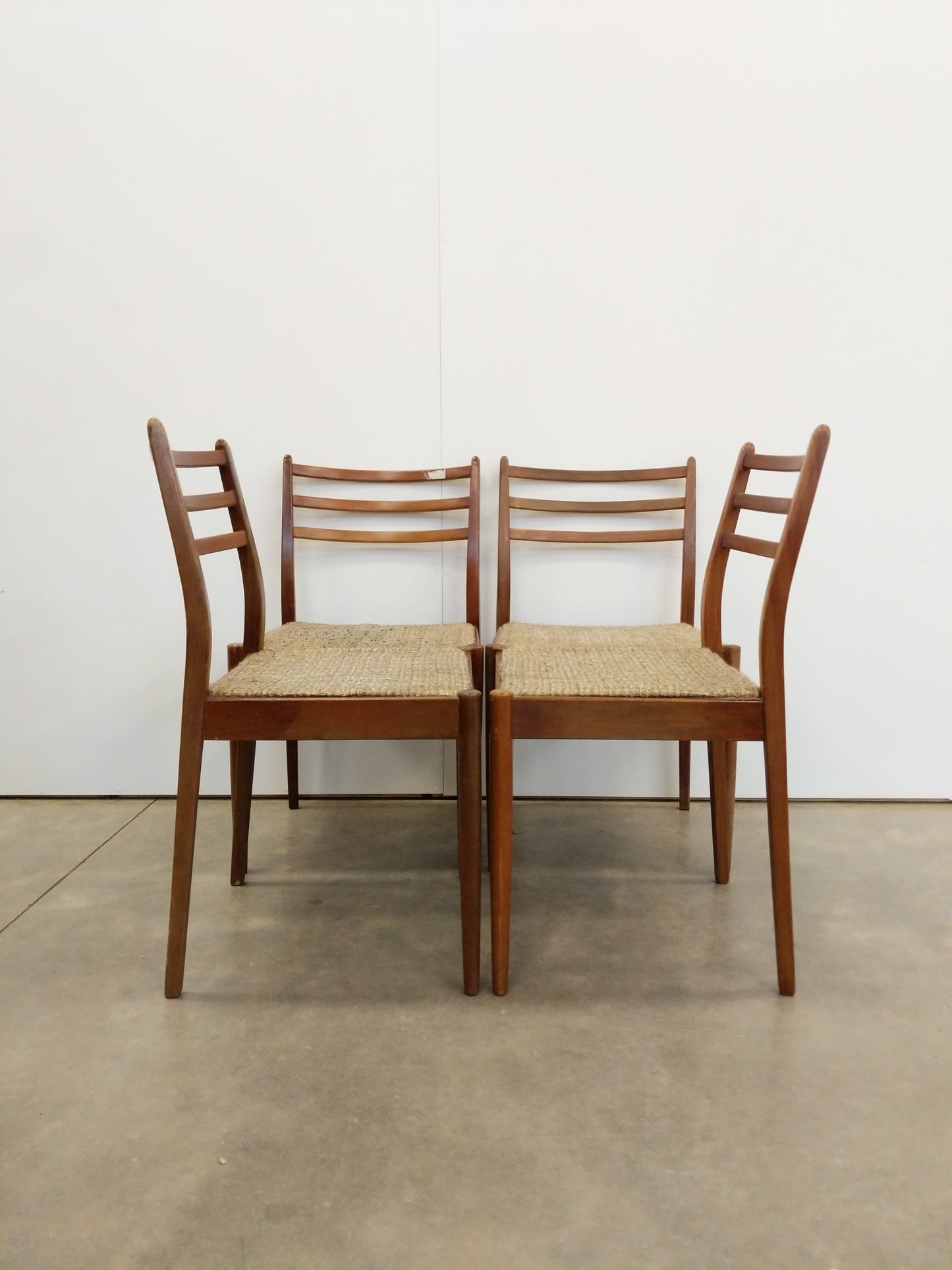 Set of 4 Vintage Mid Century Modern Dining Chairs by G Plan