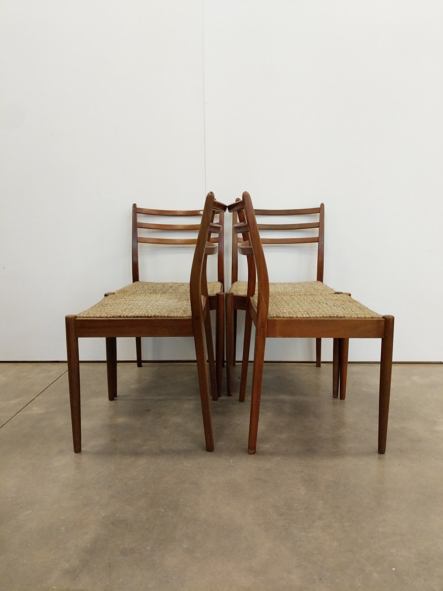 Set of 4 Vintage Mid Century Modern Dining Chairs by G Plan