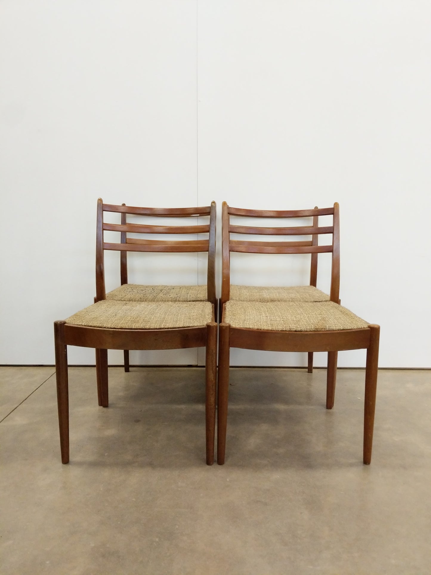 Set of 4 Vintage Mid Century Modern Dining Chairs by G Plan