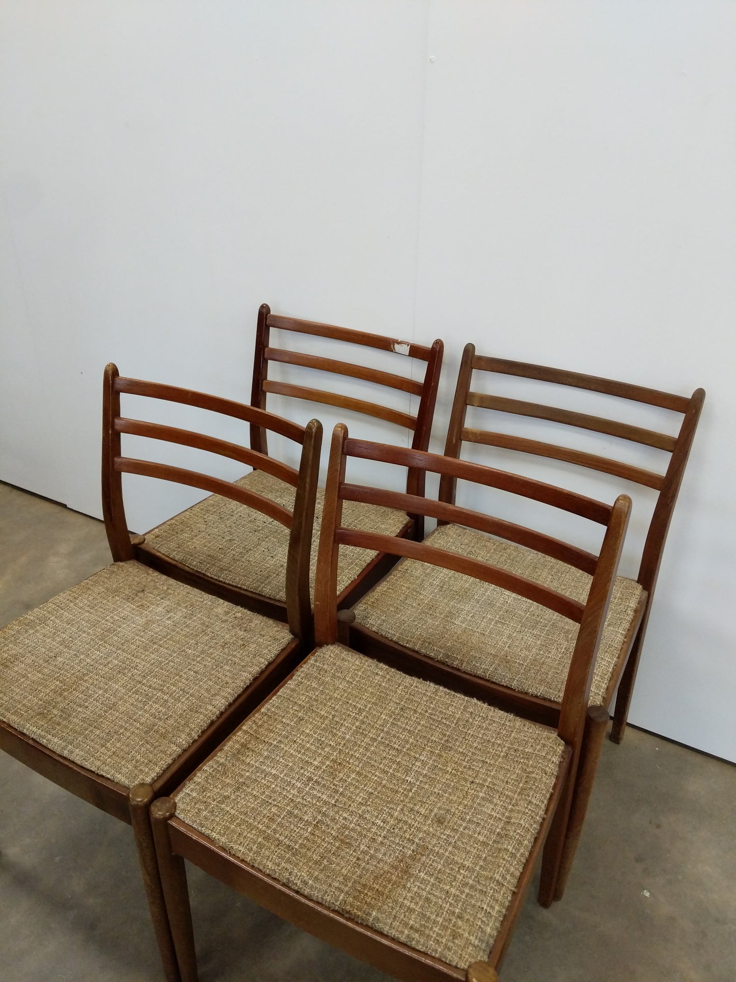 Set of 4 Vintage Mid Century Modern Dining Chairs by G Plan