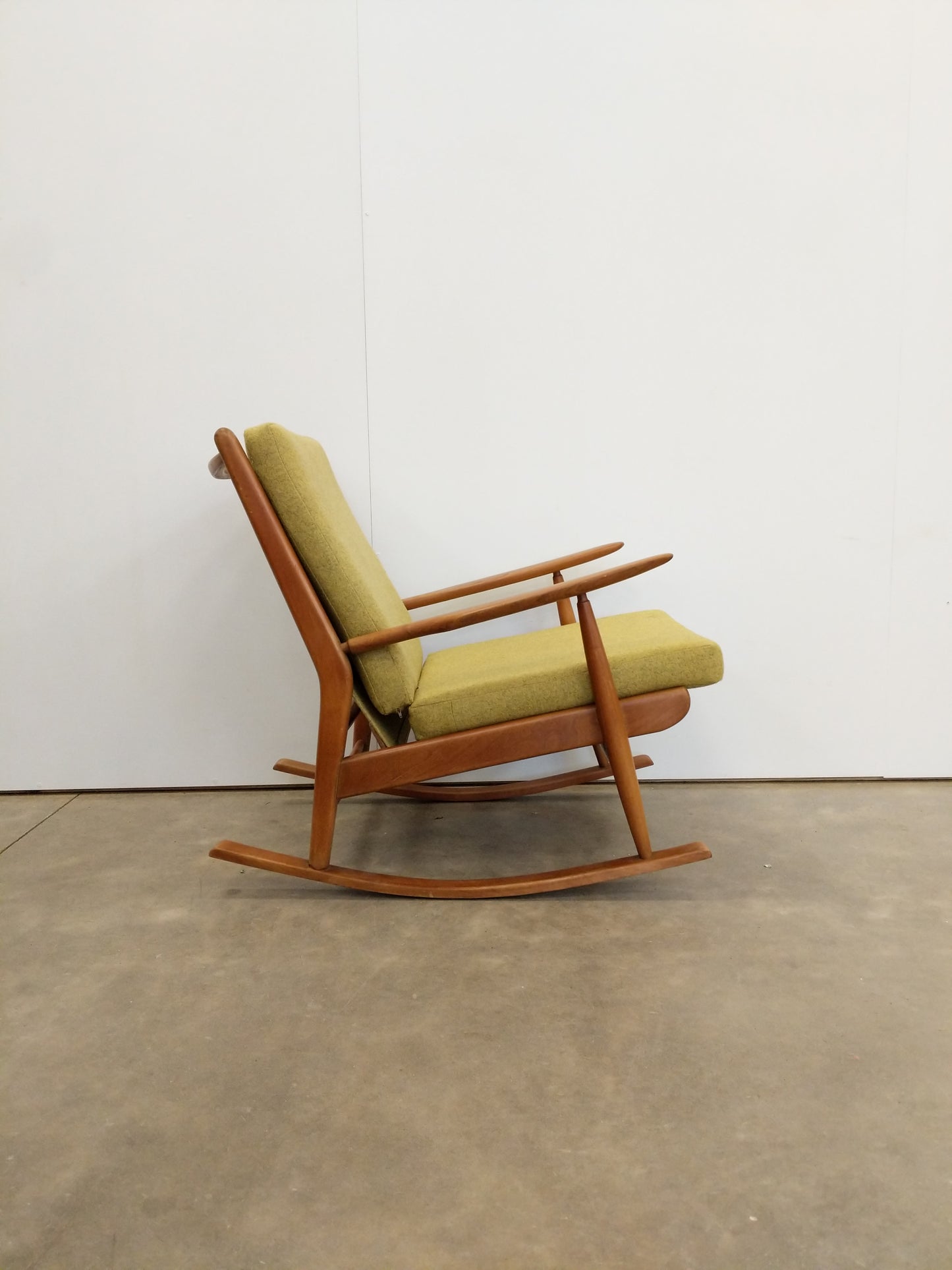 Vintage Mid Century Modern Rocking Chair by Scandart