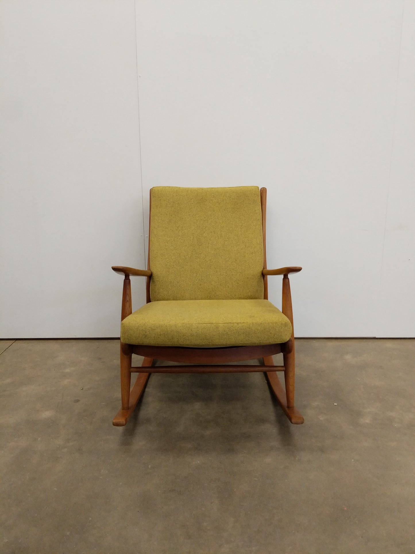 Vintage Mid Century Modern Rocking Chair by Scandart