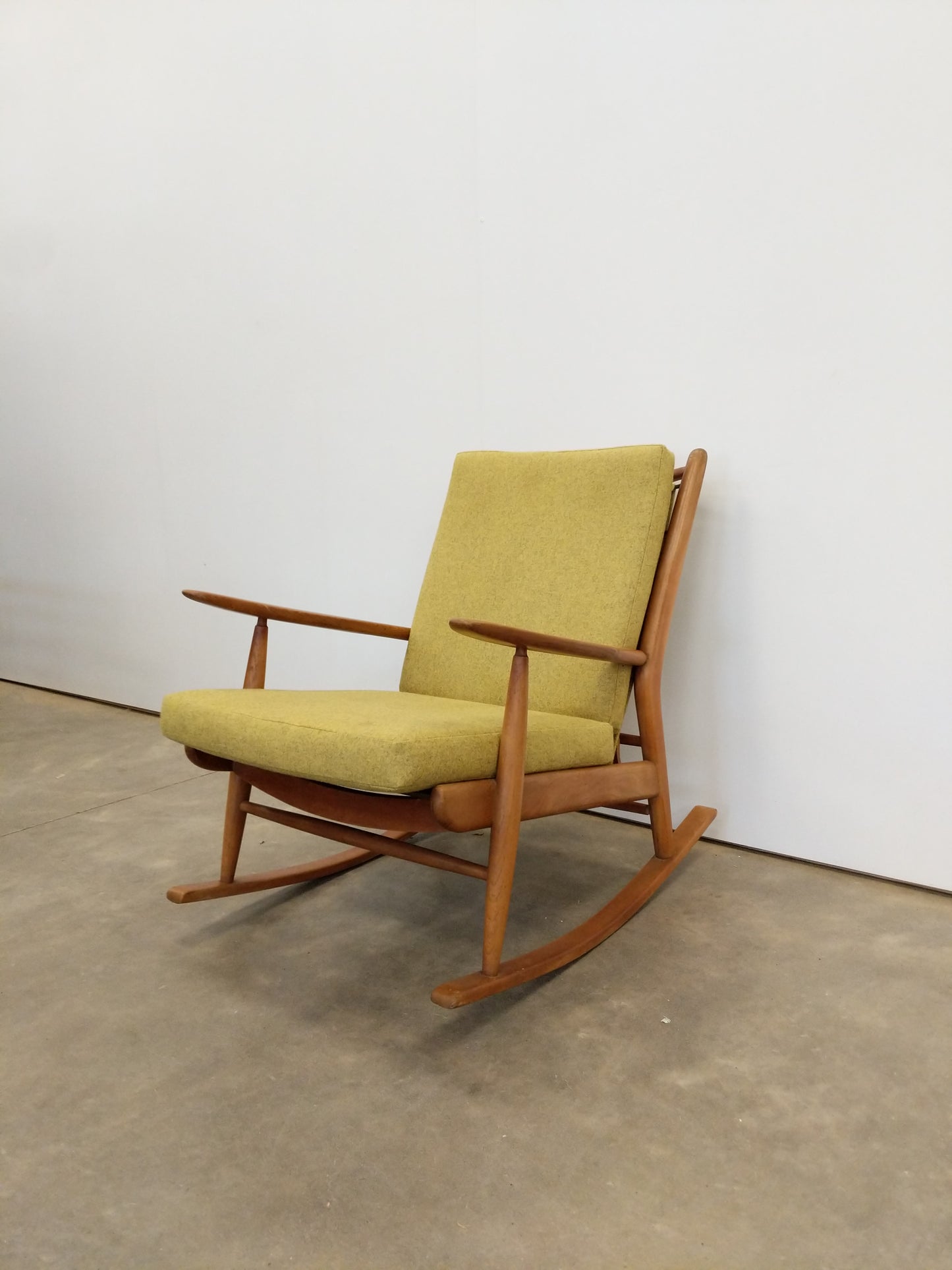 Vintage Mid Century Modern Rocking Chair by Scandart