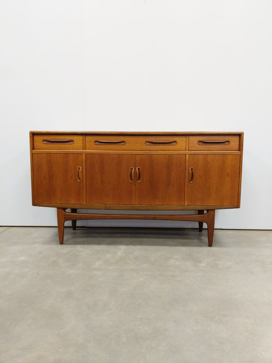Vintage Mid Century Modern Teak Credenza / Sideboard by G Plan