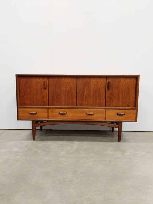 Vintage Mid Century Modern Teak Credenza / Sideboard by G Plan