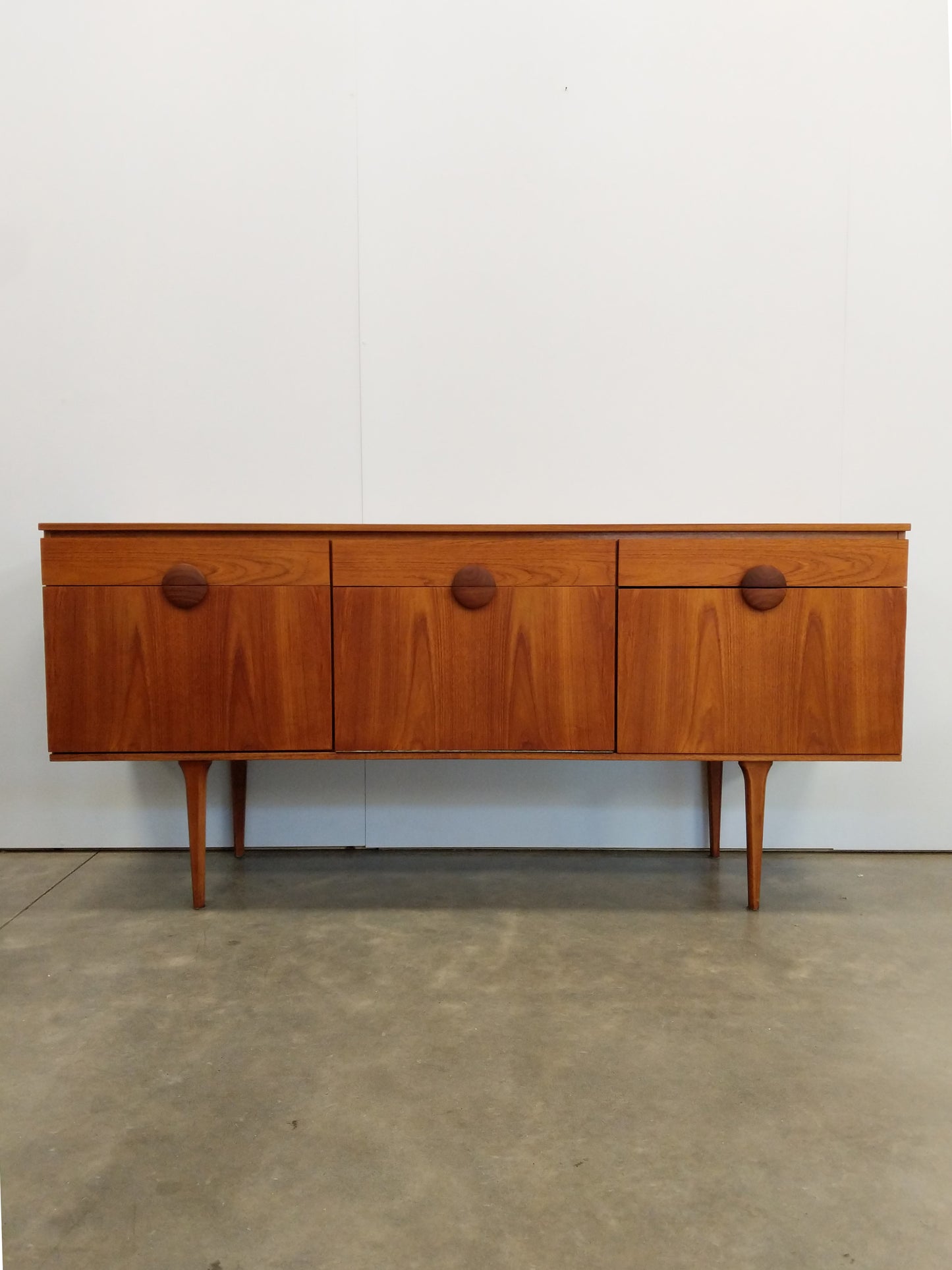 Vintage Mid Century Modern Teak Credenza by Austinsuite