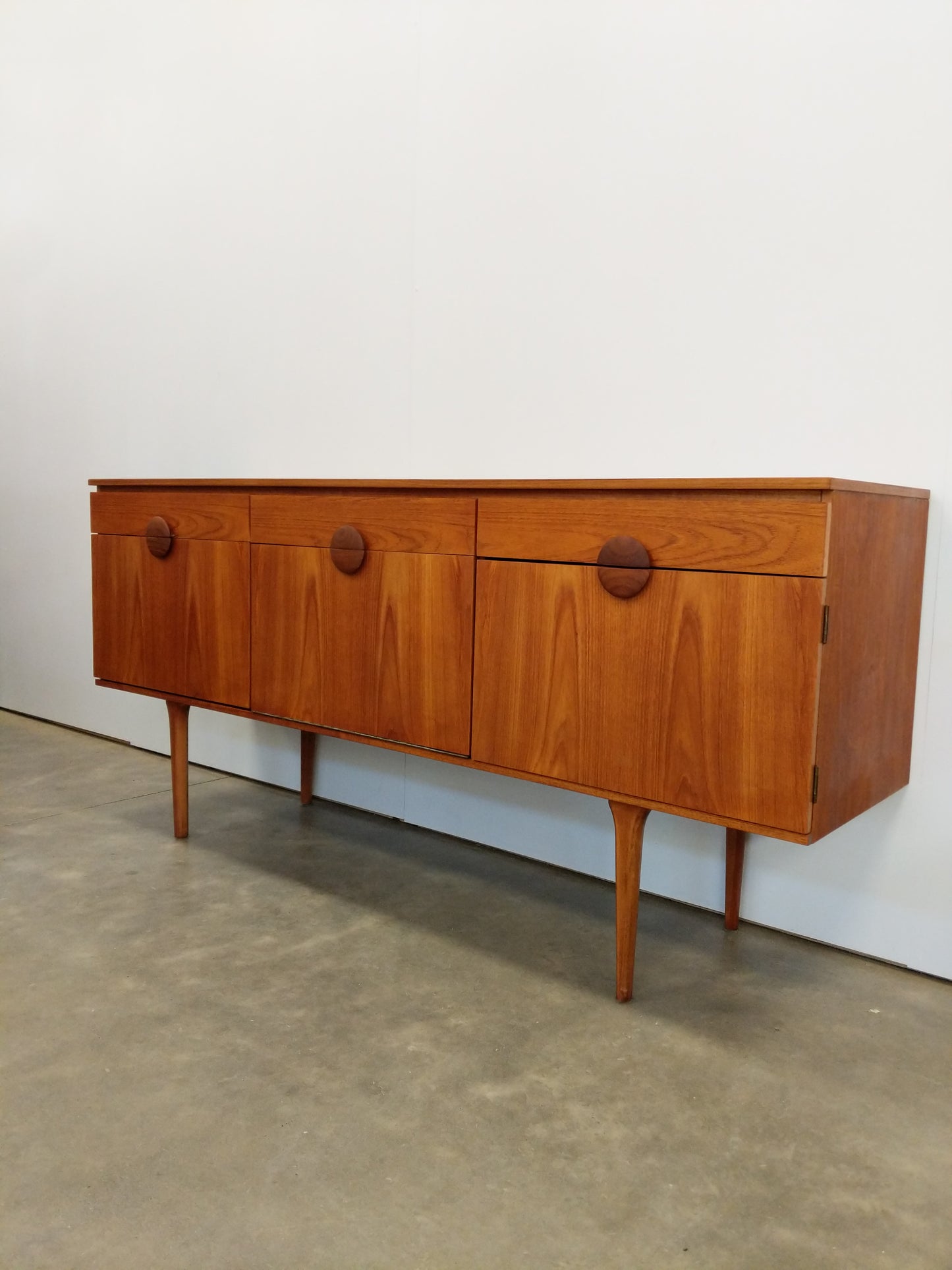 Vintage Mid Century Modern Teak Credenza by Austinsuite