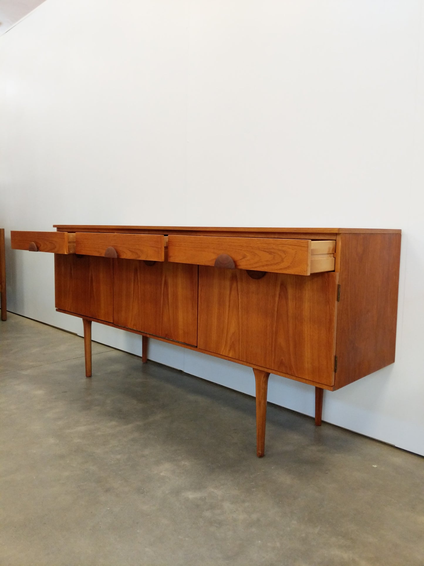 Vintage Mid Century Modern Teak Credenza by Austinsuite