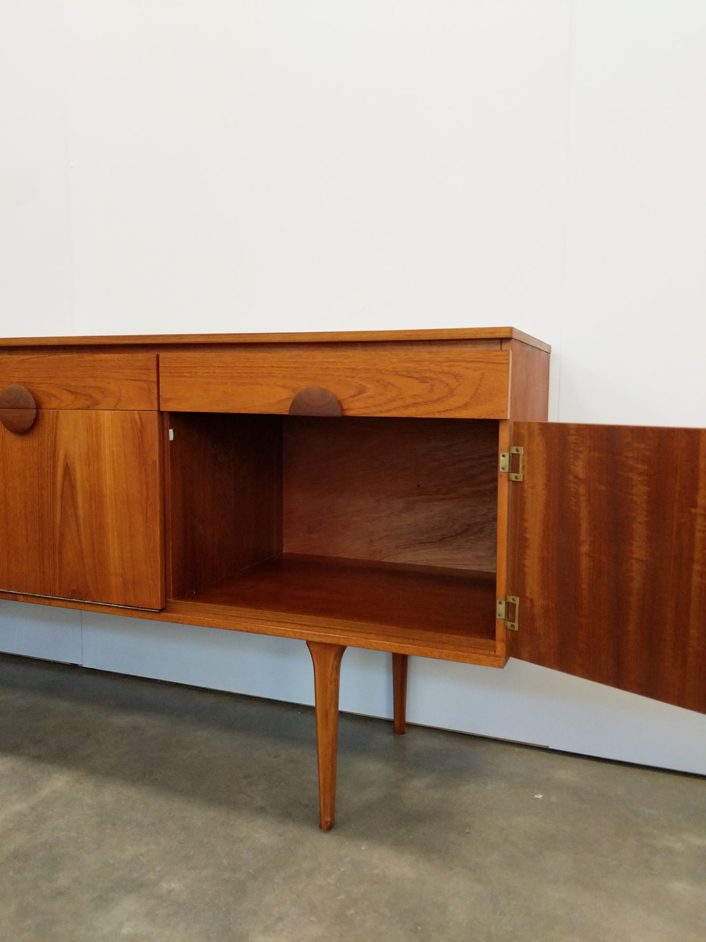 Vintage Mid Century Modern Teak Credenza by Austinsuite