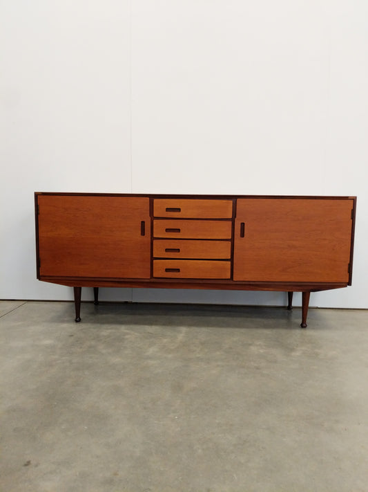 Vintage Mid Century Modern Teak Credenza by Meredew