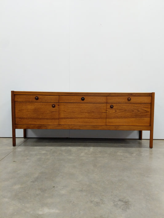 Vintage Mid Century Modern Teak Credenza by Uniflex