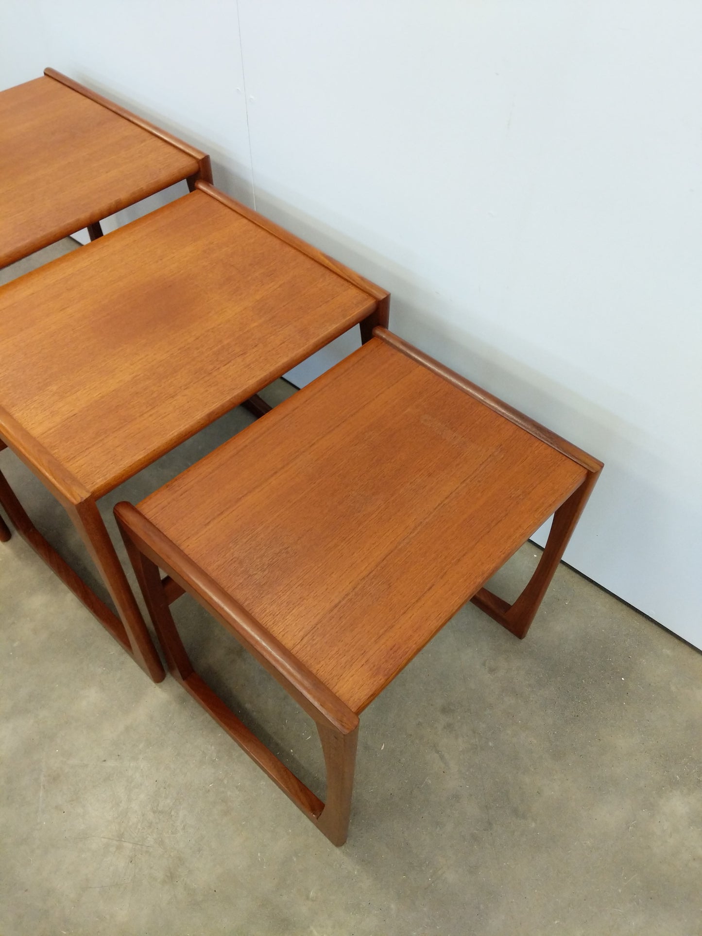 Set of Vintage Mid Century Modern Teak Nesting Tables by G Plan