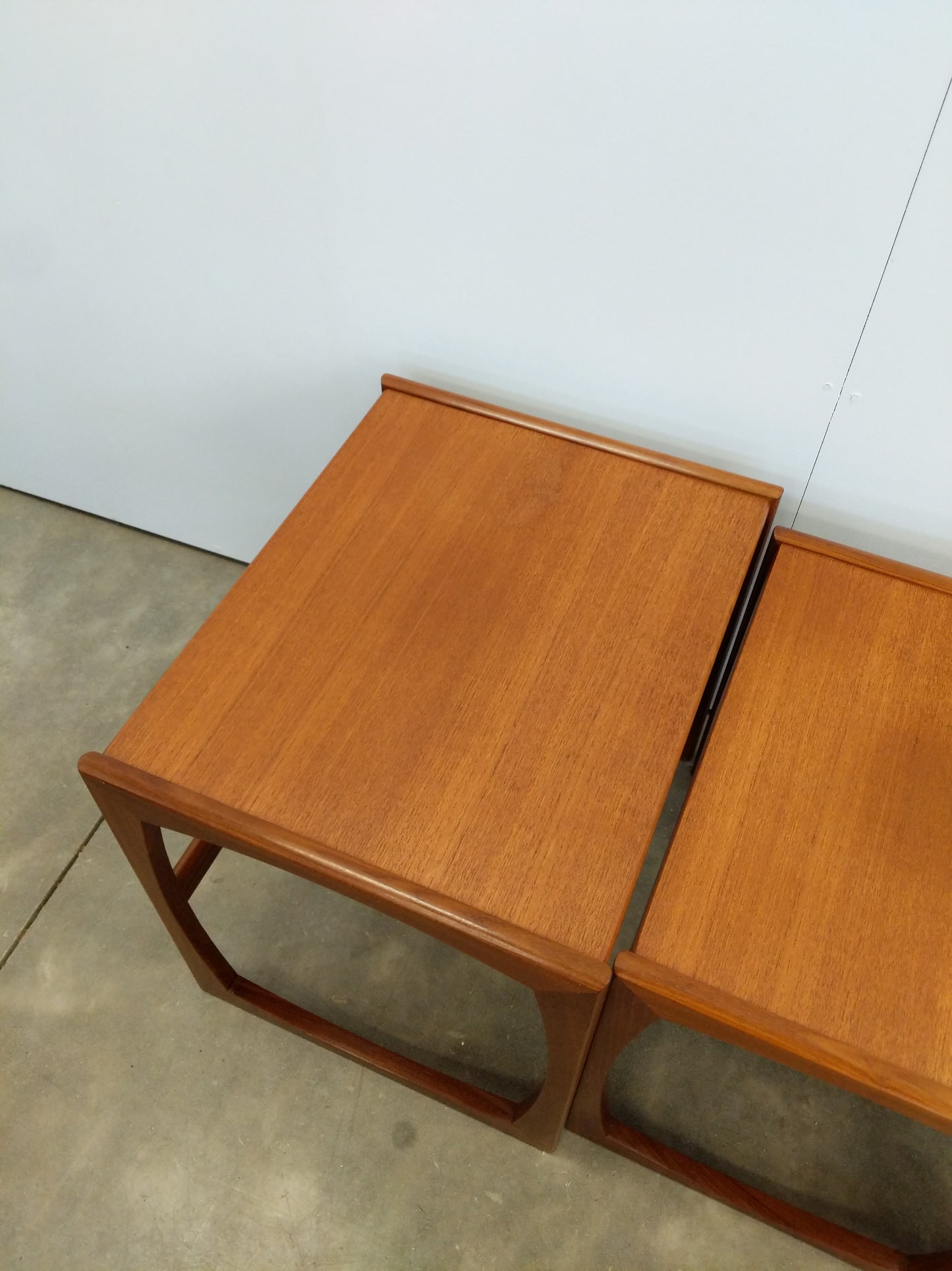 Set of Vintage Mid Century Modern Teak Nesting Tables by G Plan