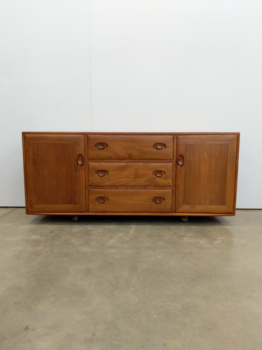 Vintage Mid Century Modern Credenza / Sideboard by Ercol