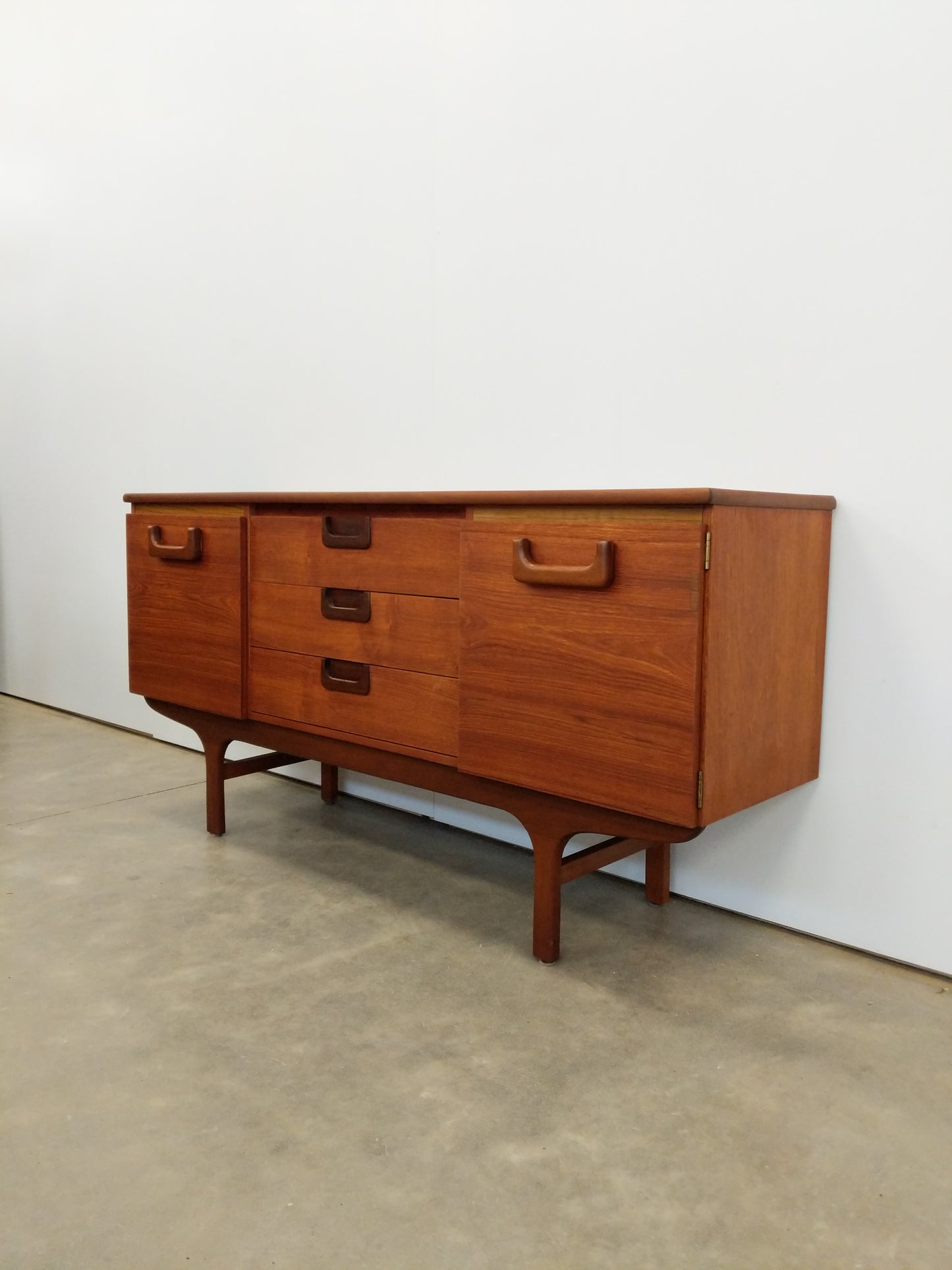 Vintage Mid Century Modern Teak Credenza by Jentique