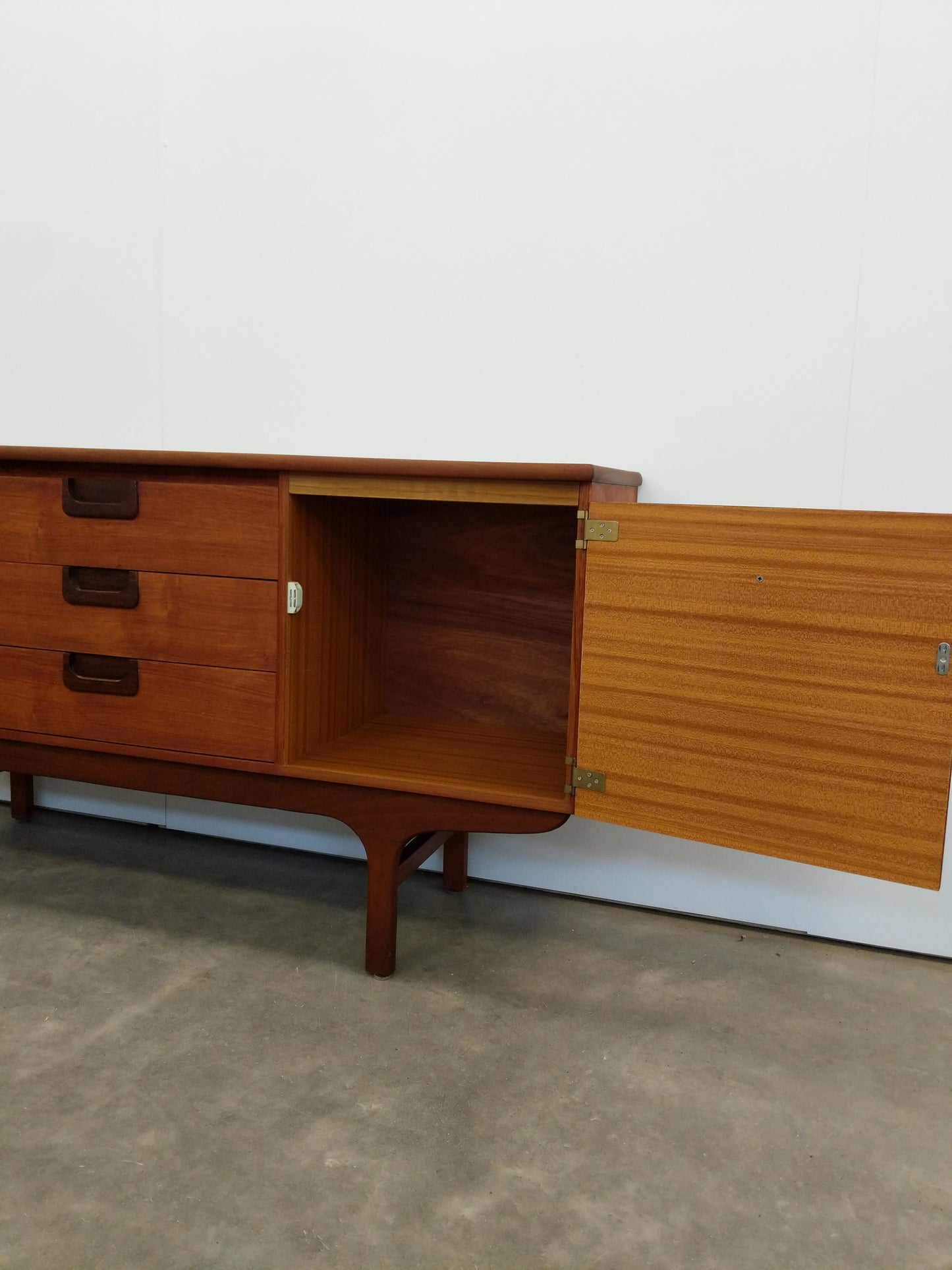 Vintage Mid Century Modern Teak Credenza by Jentique