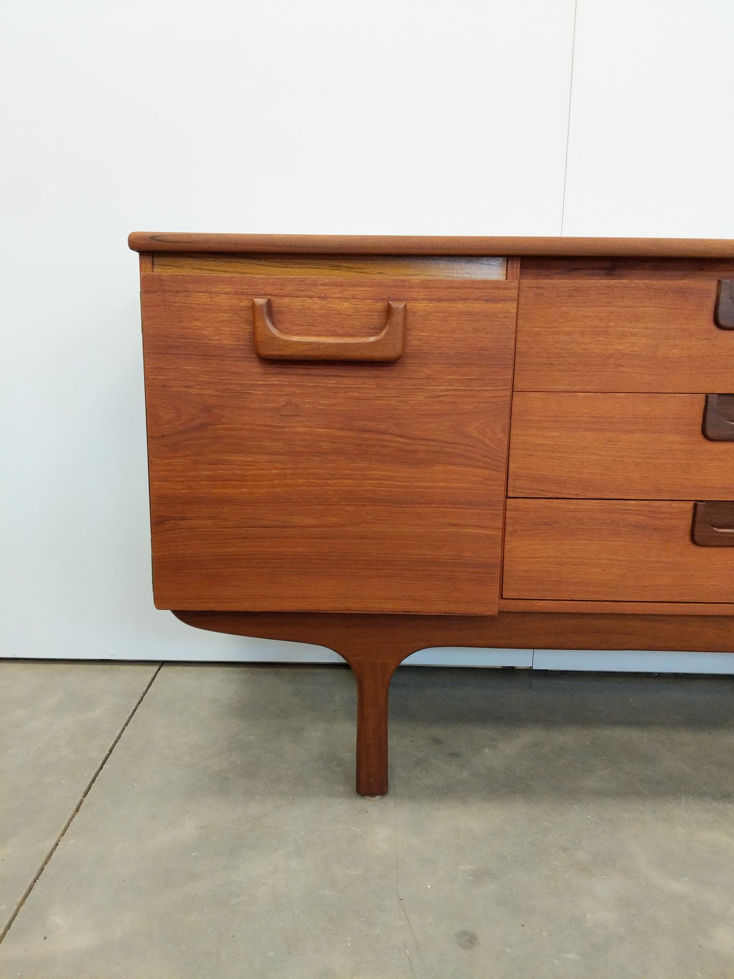 Vintage Mid Century Modern Teak Credenza by Jentique