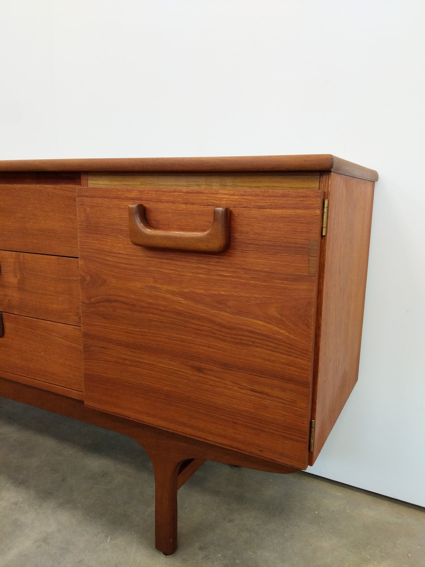 Vintage Mid Century Modern Teak Credenza by Jentique