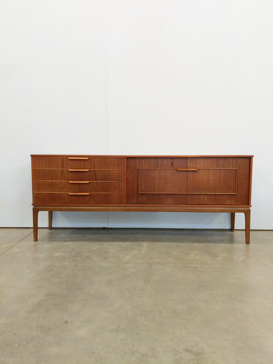 Vintage Mid Century Modern Teak Credenza by Stonehill