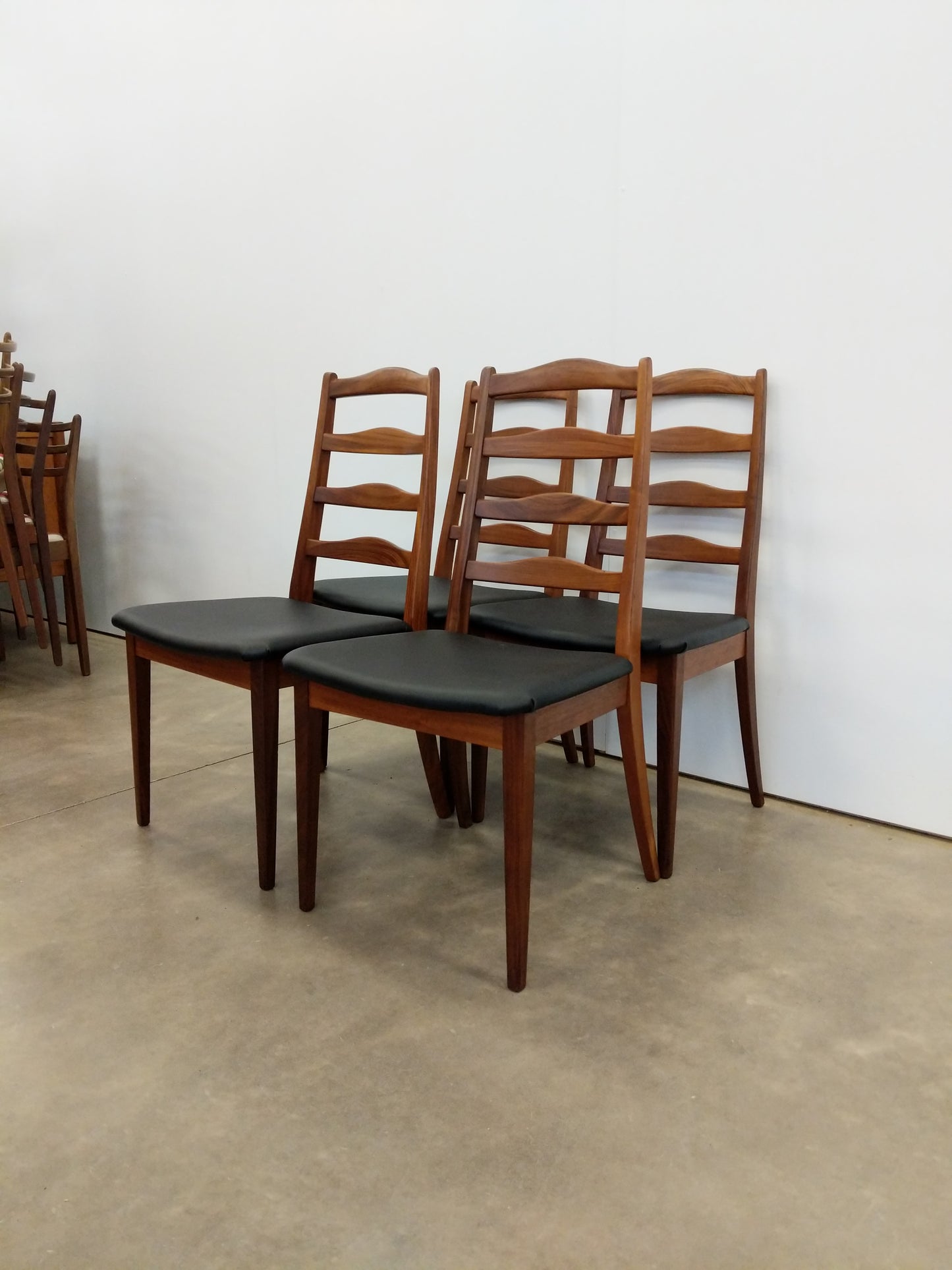 Set of 4 Vintage Mid Century Modern Dining Chairs by G Plan