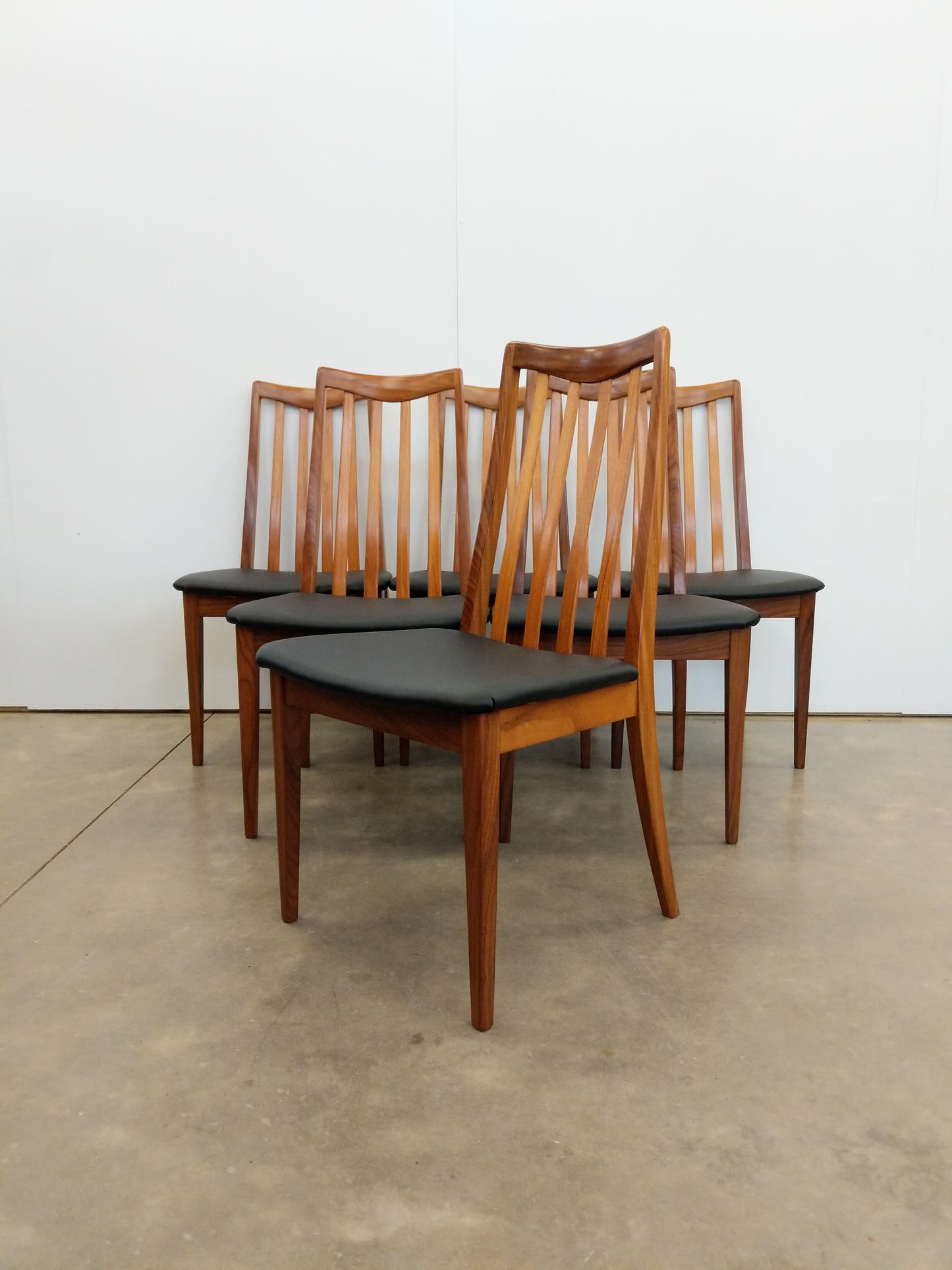Set of 6 Vintage Mid Century Modern Dining Chairs by G Plan
