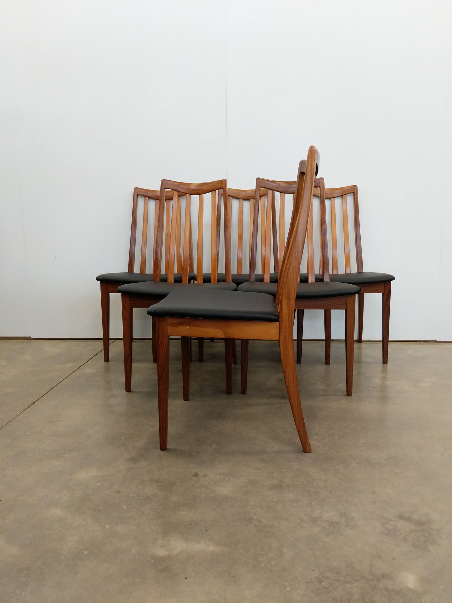 Set of 6 Vintage Mid Century Modern Dining Chairs by G Plan