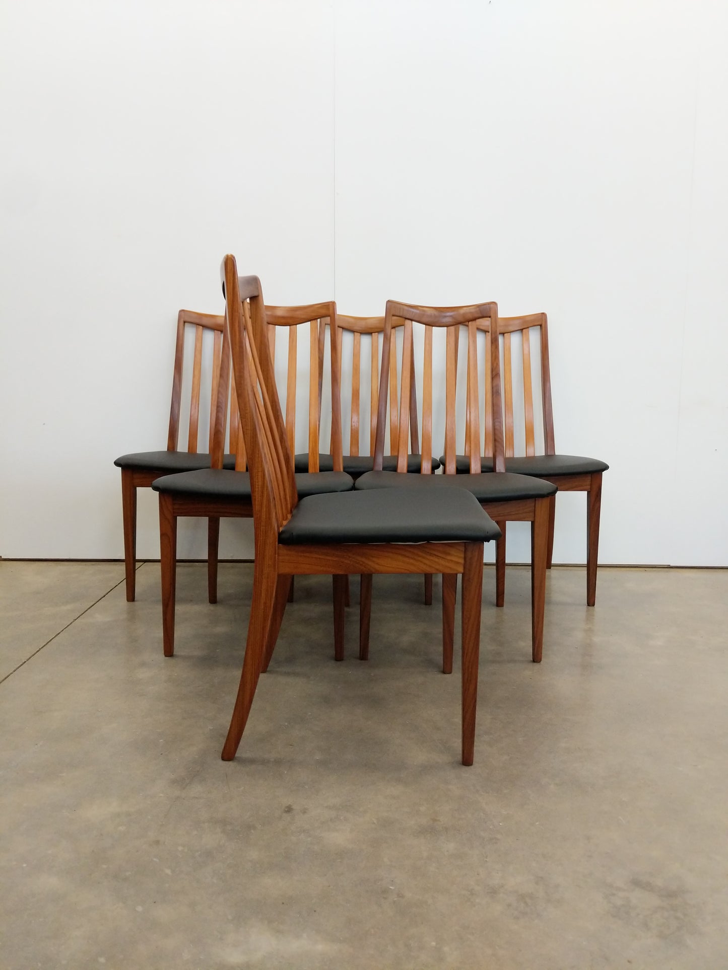 Set of 6 Vintage Mid Century Modern Dining Chairs by G Plan