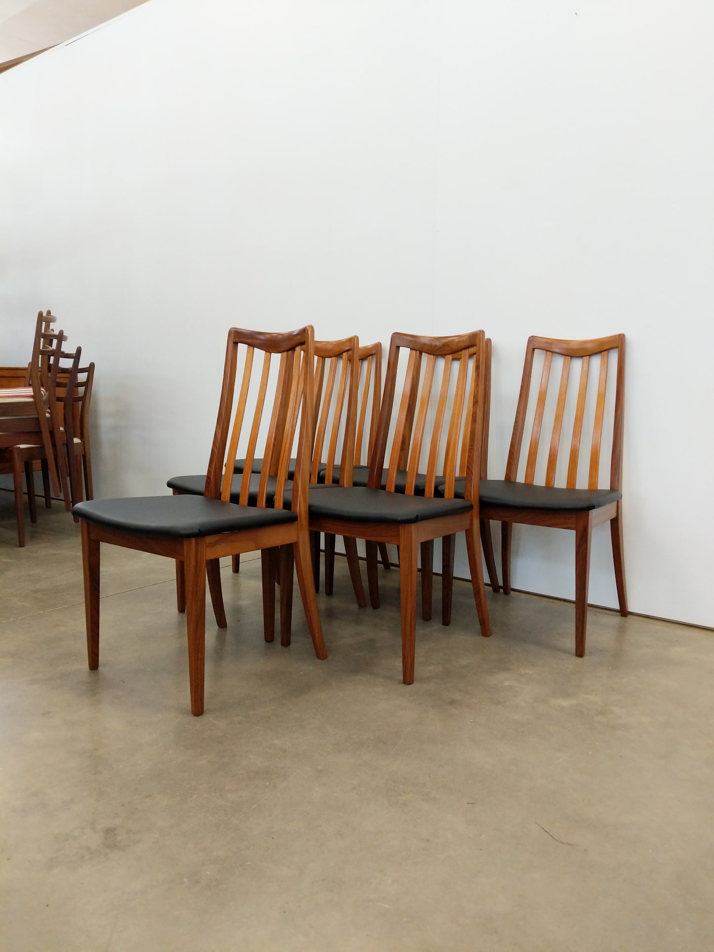 Set of 6 Vintage Mid Century Modern Dining Chairs by G Plan