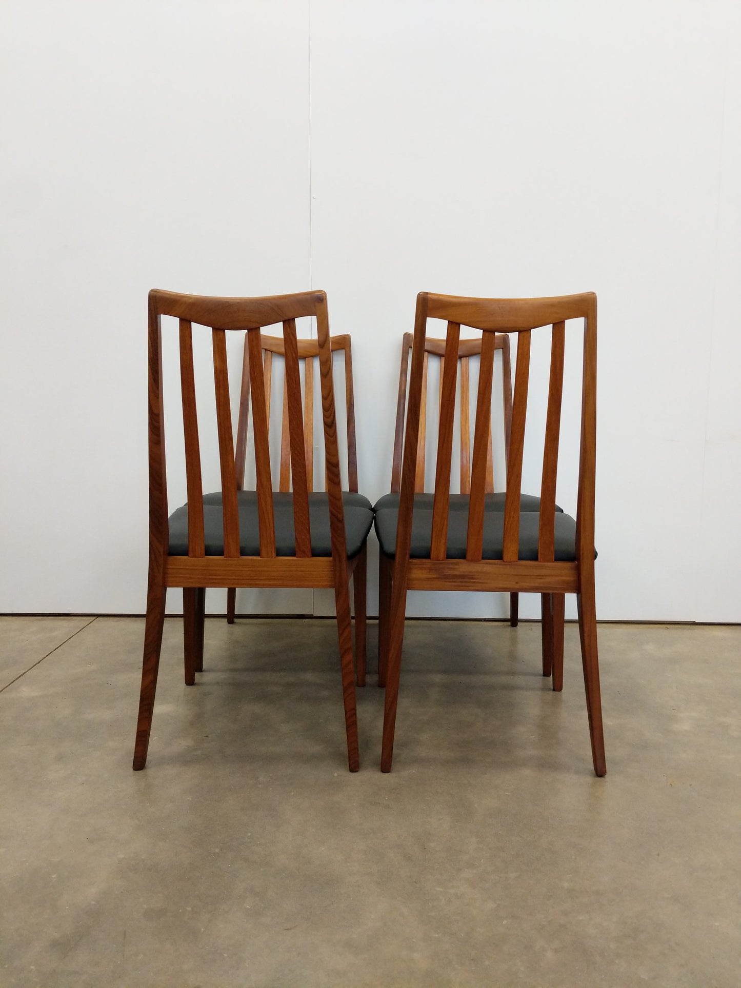 Set of 4 Vintage Mid Century Modern Dining Chairs by G Plan