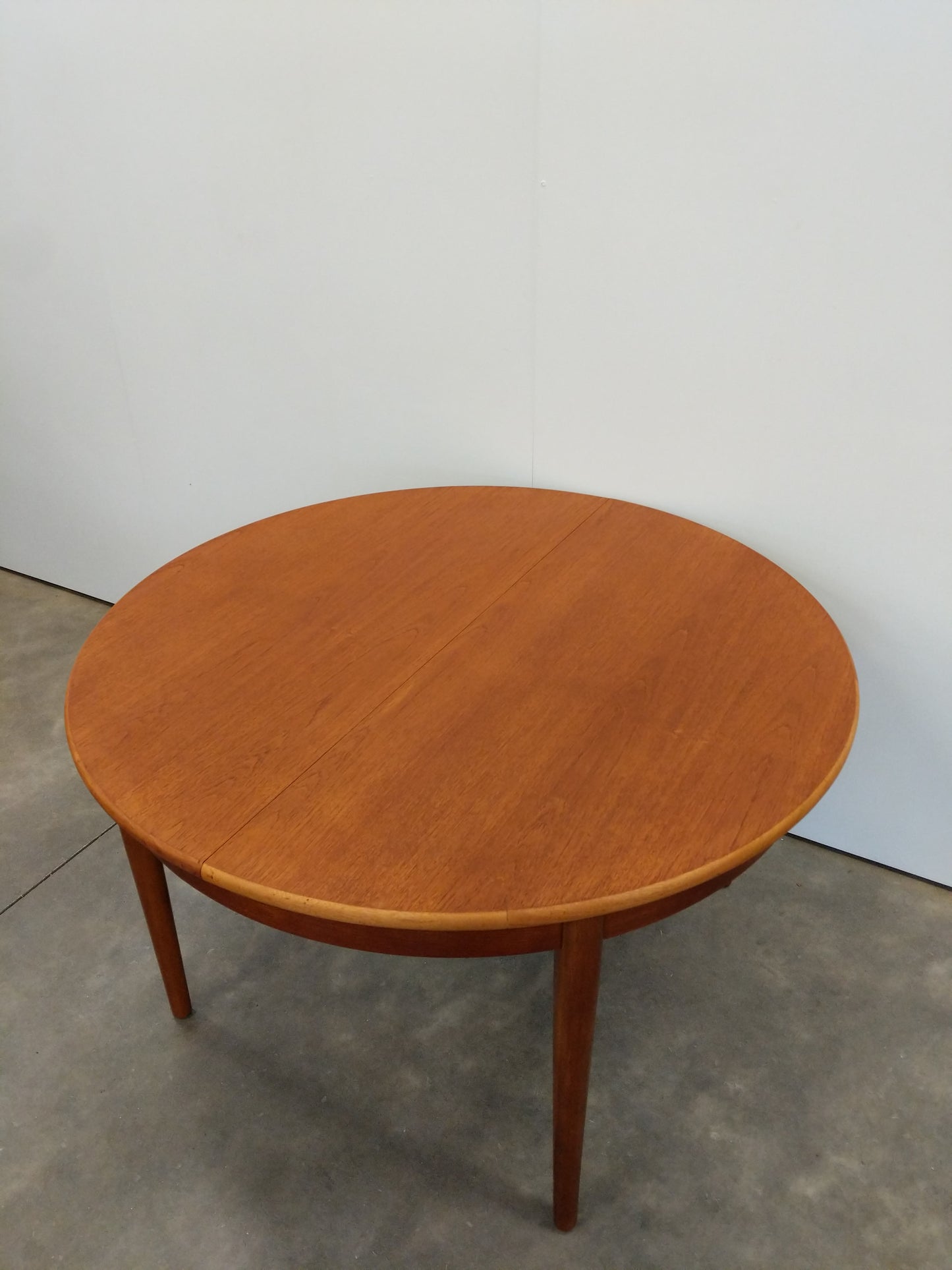 Vintage Mid Century Modern Teak Extendable Dining Table
